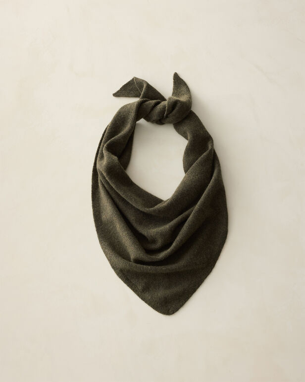 Wool &amp; Cashmere Triangle Scarf