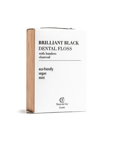 Terra &amp; Co. Brilliant Black Dental Floss