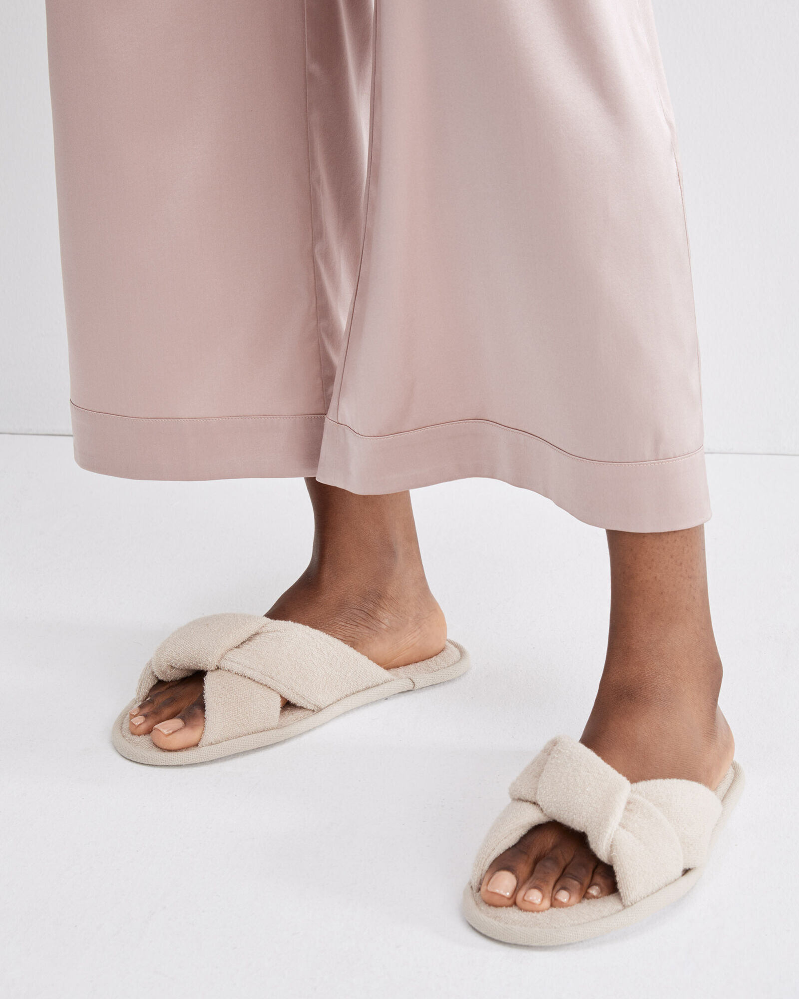 Knotted Terry Slippers