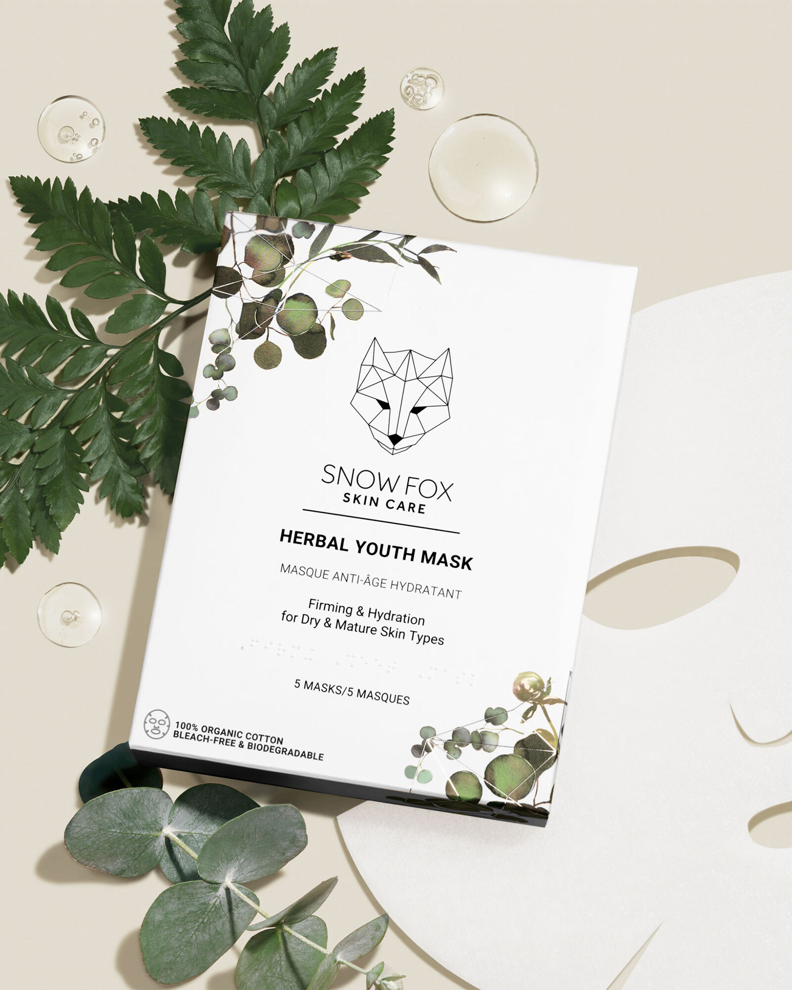 Snow Fox Skincare Herbal Youth Mask