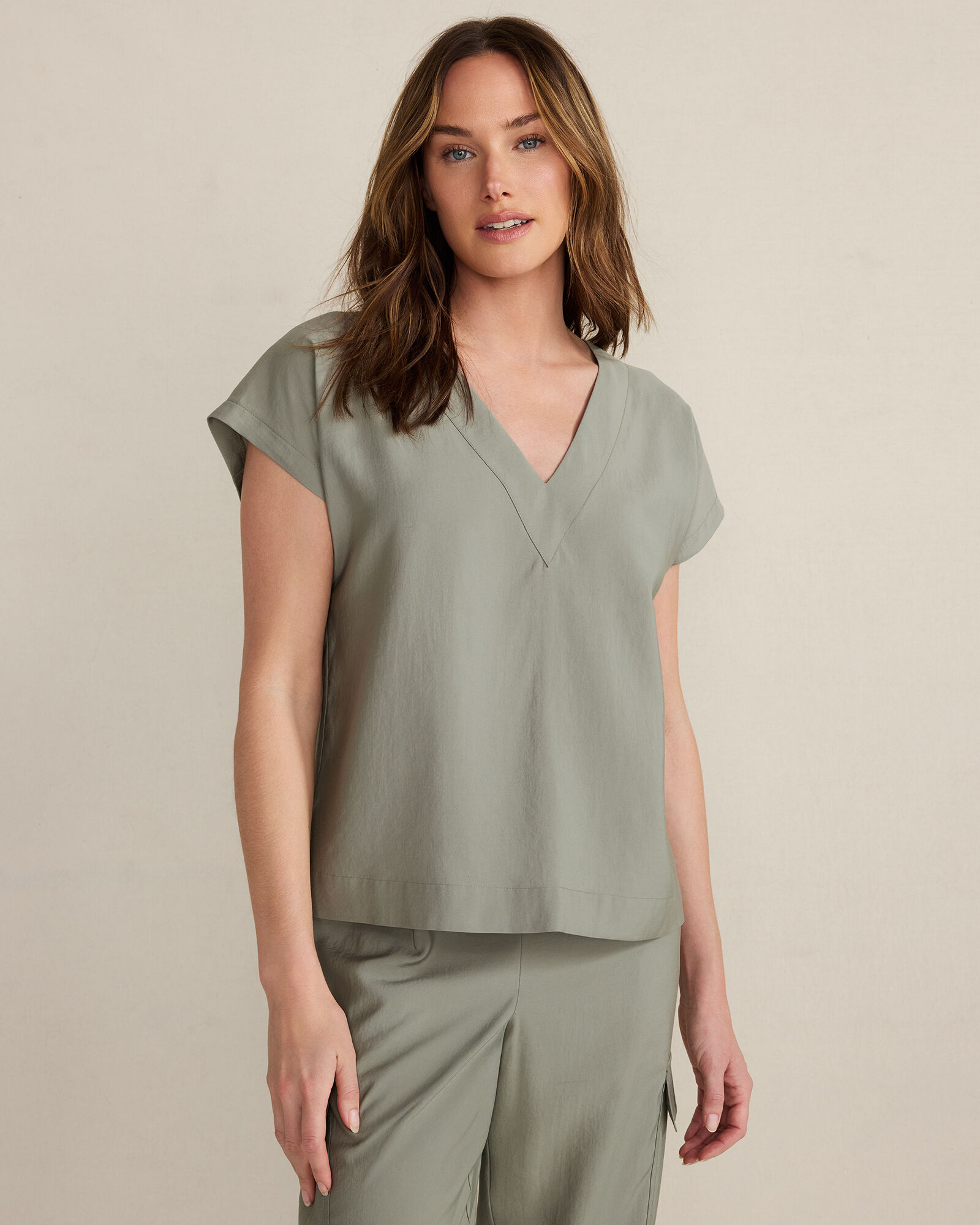 Luxe Modal V-Neck Top