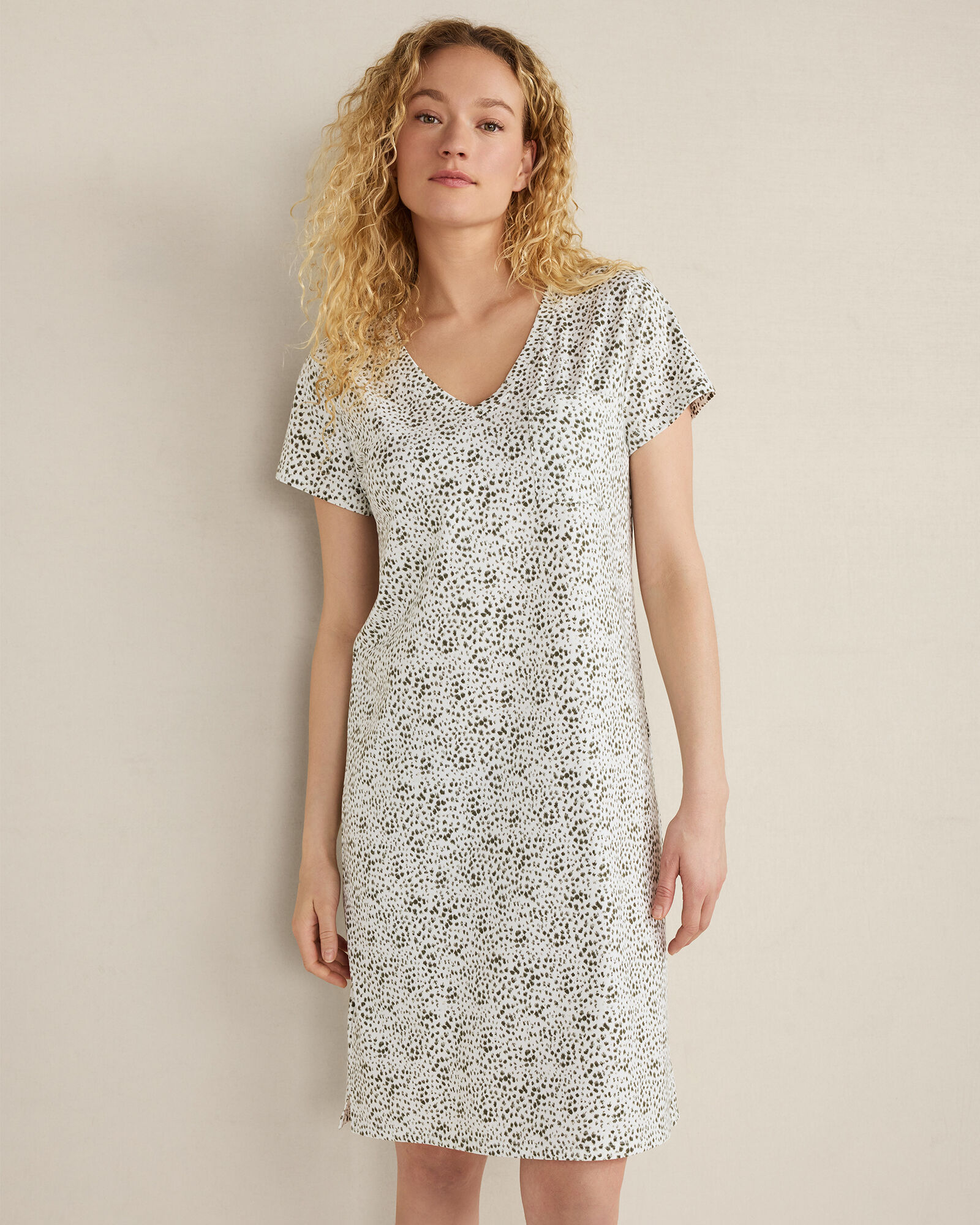 organic cotton sleep dress Eileen Fisher - Women's Organic Cotton Interlock Tank Sleep Dress - Blue