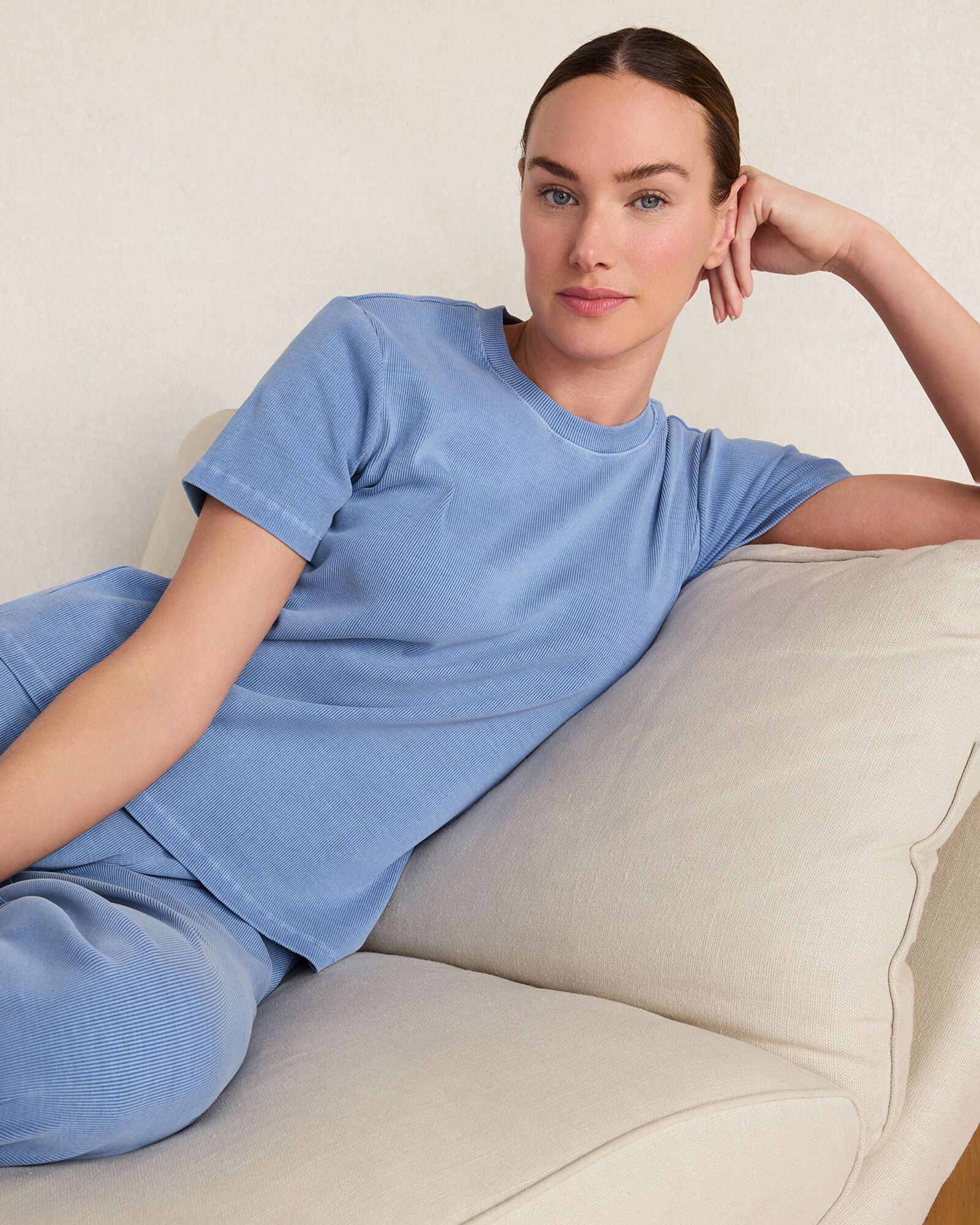 Resti Organic Cotton Rib Knit Tee