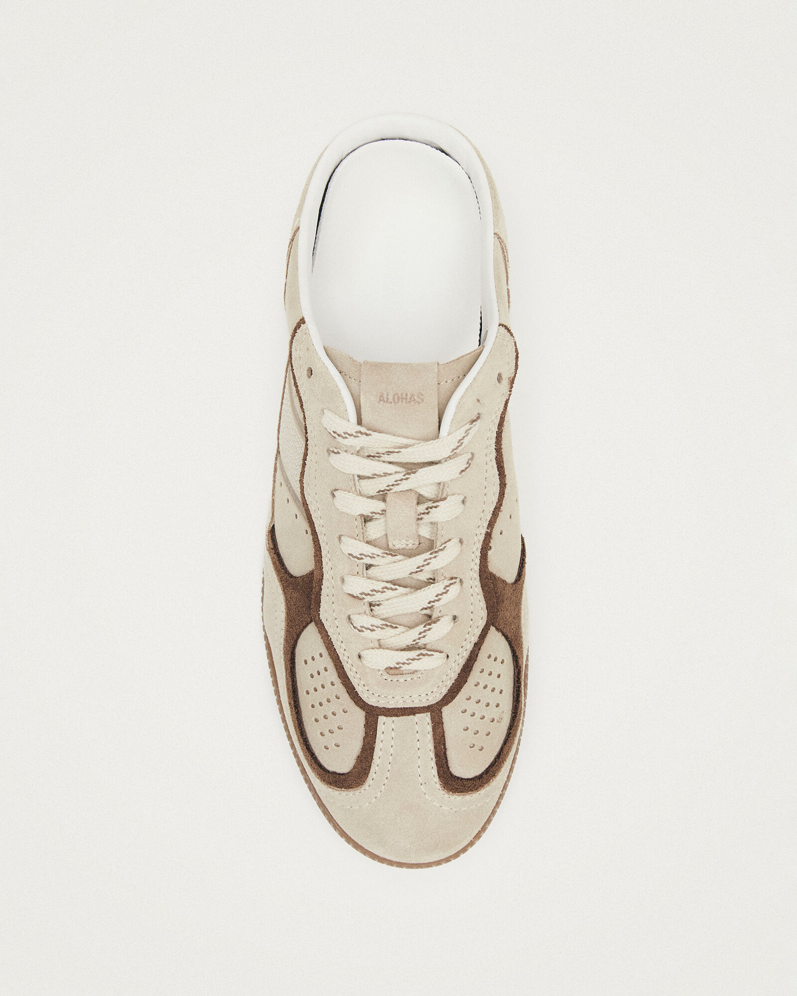 ALOHAS Tb.490 Cream Leather Sneaker Mules