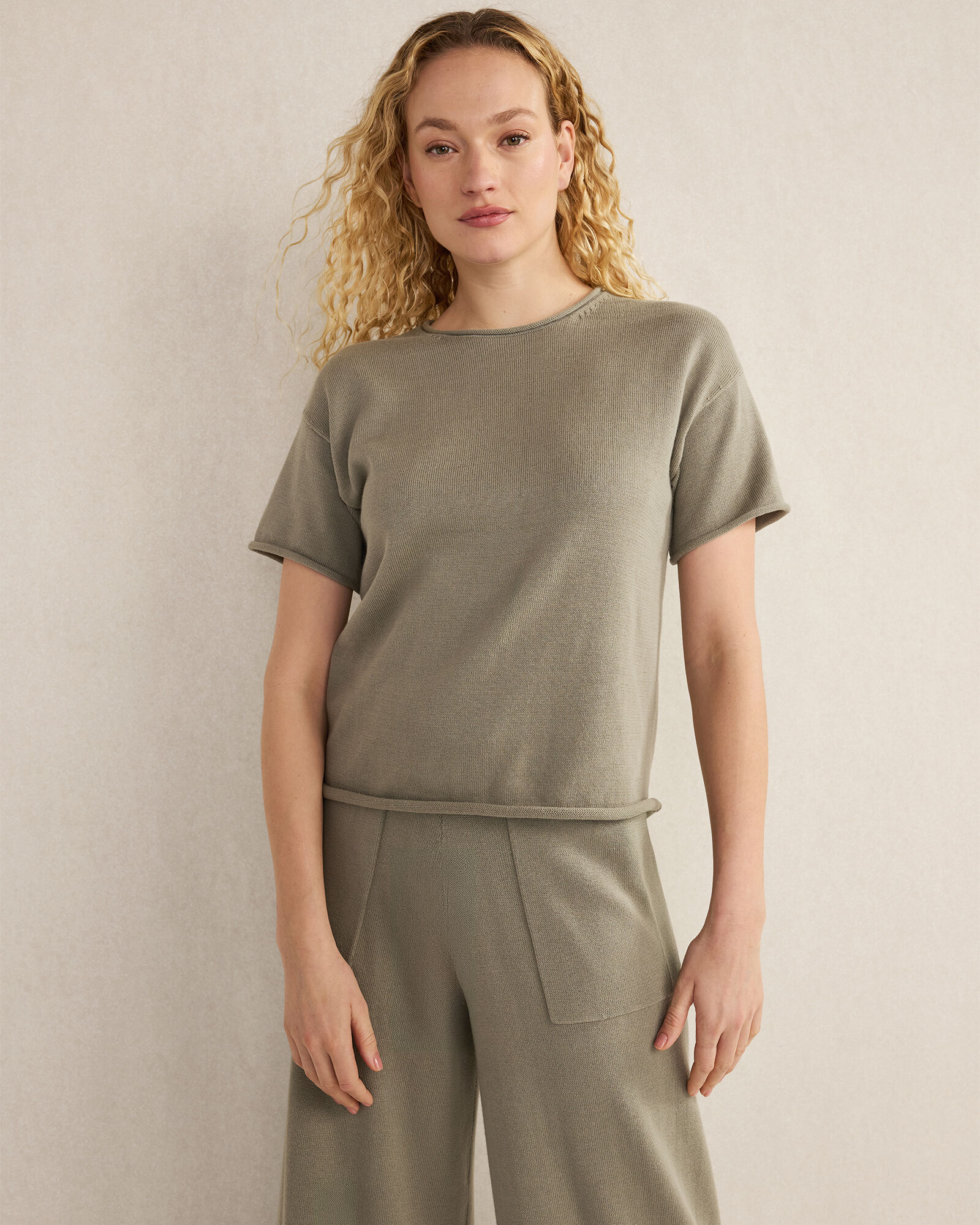 Organic Cotton Knit Tee