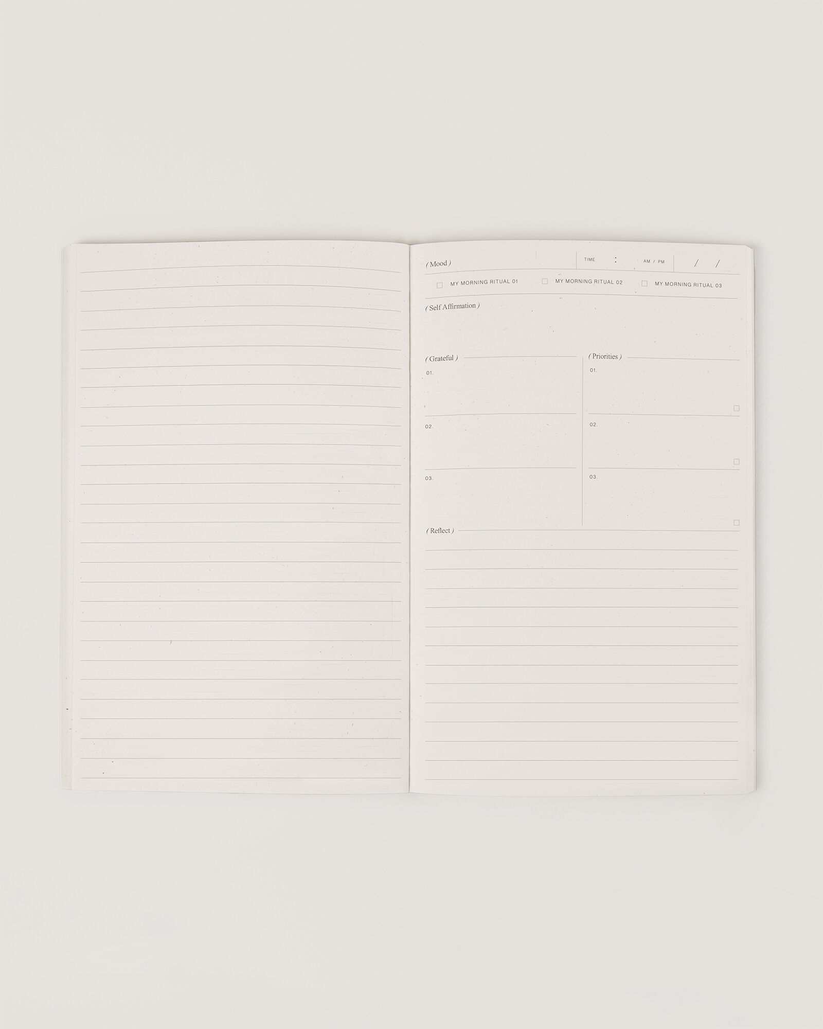 Wilde House Paper 'Morning Routine' Journal