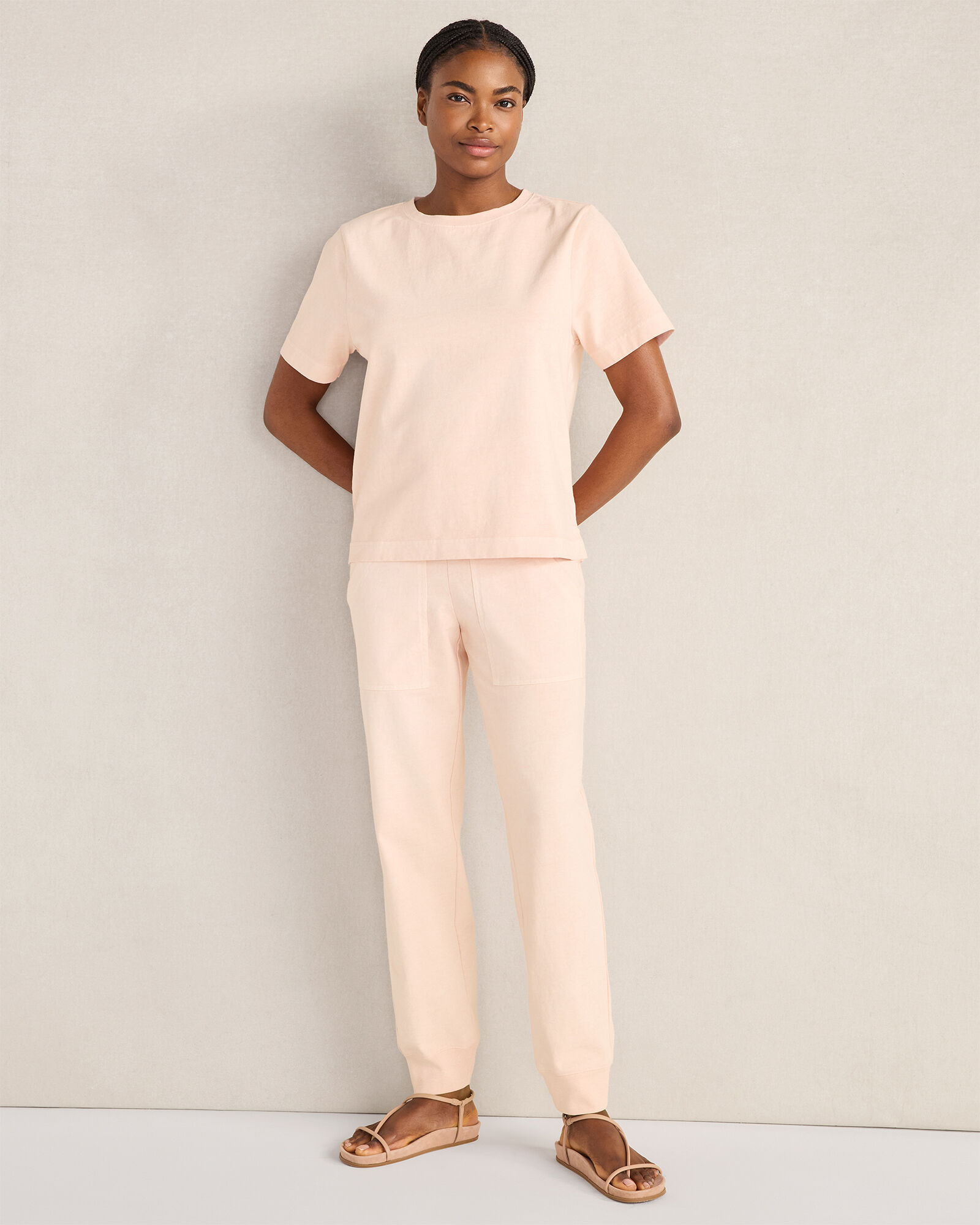 Garment-Dyed Organic Cotton Jersey Knit Tee