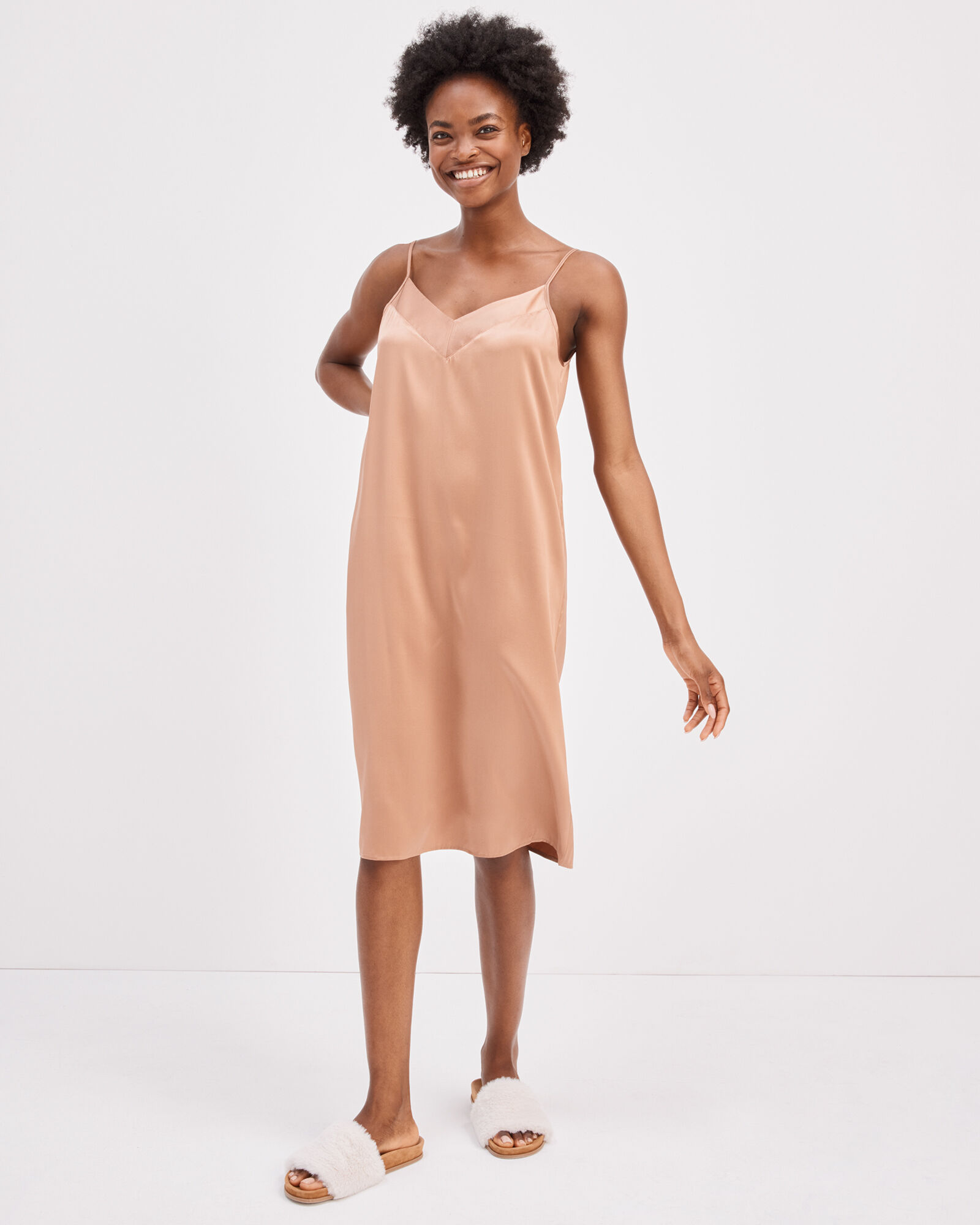 Washable silk slip dress top