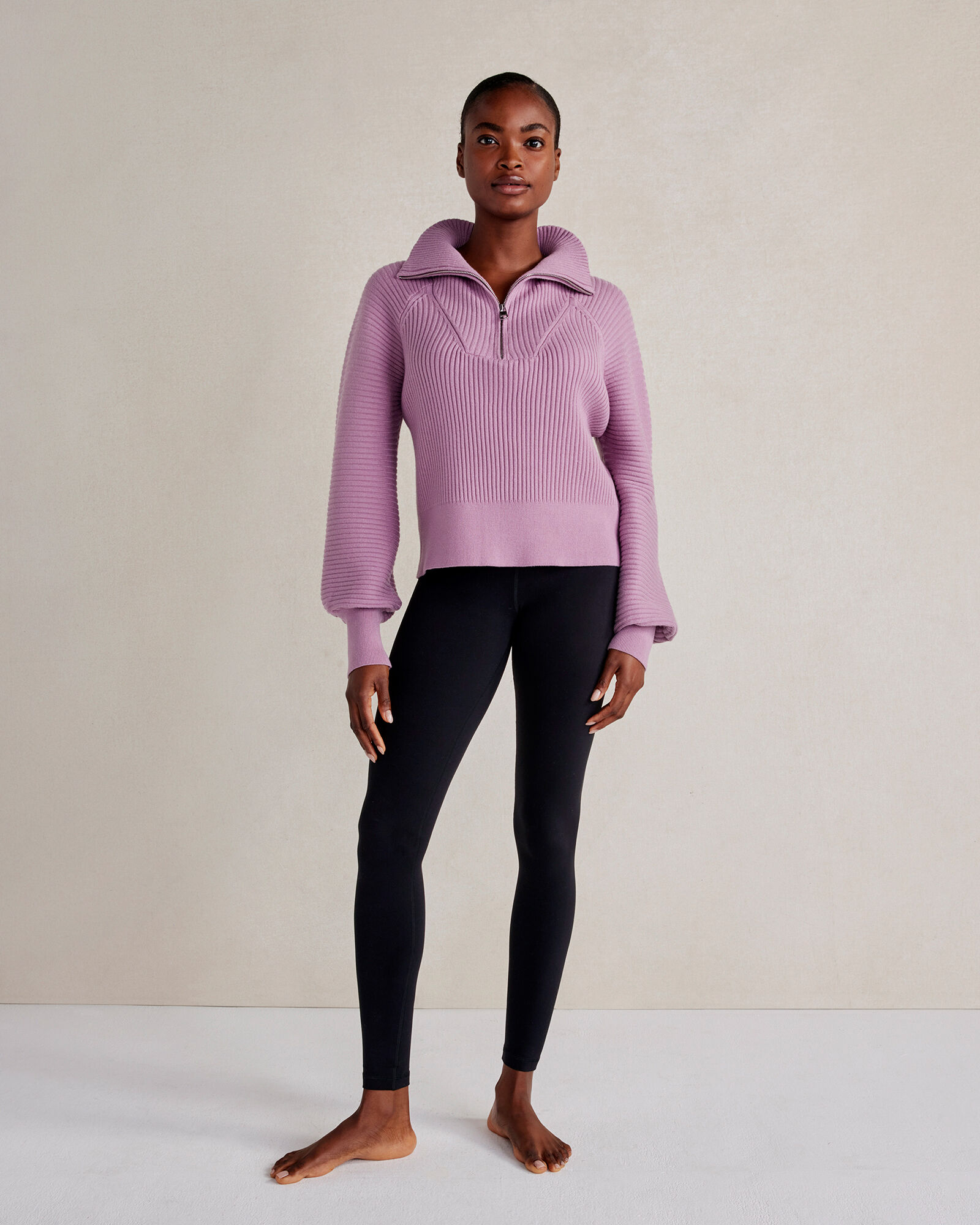 Varley Half-Zip Sweater - Smoky Grape | Haven Well Within