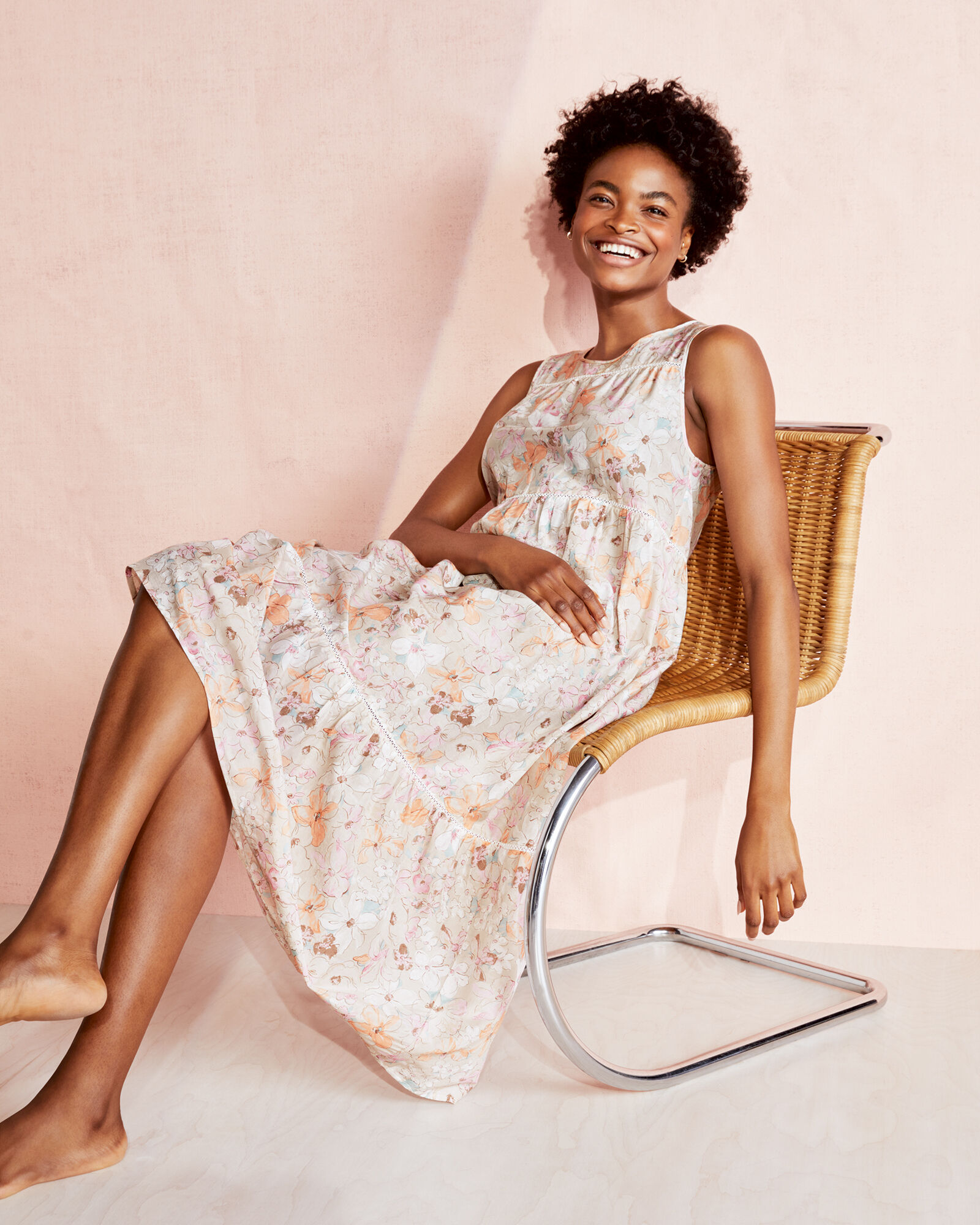 Watercolor floral dress discount