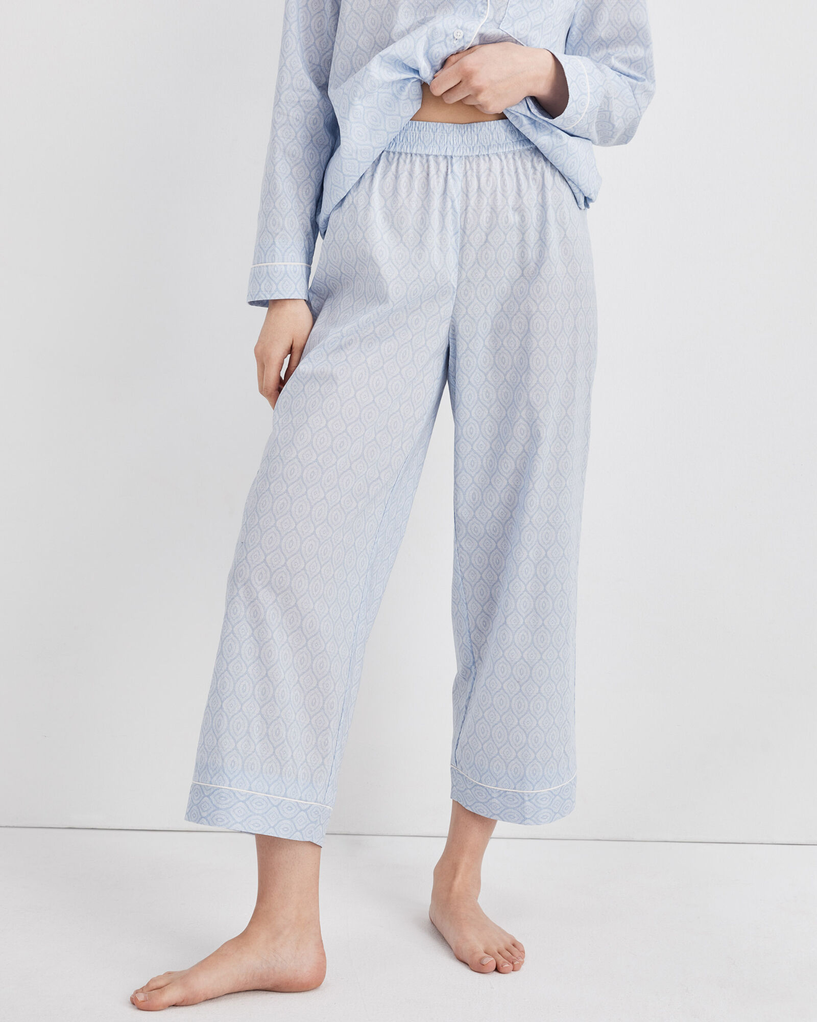 Poplin pajama bottoms outlet