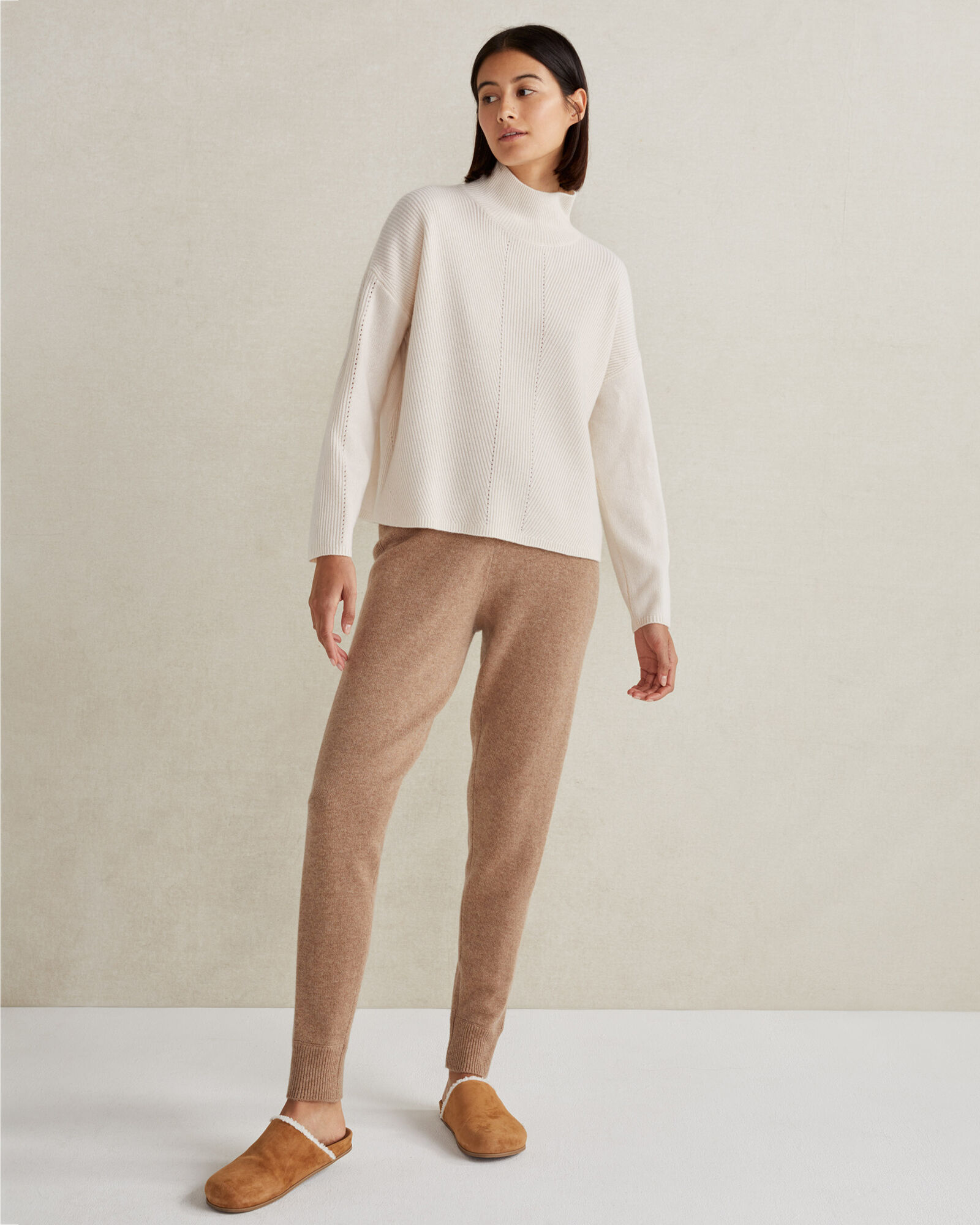 Cashmere Rib Knit Joggers Haven Well Within