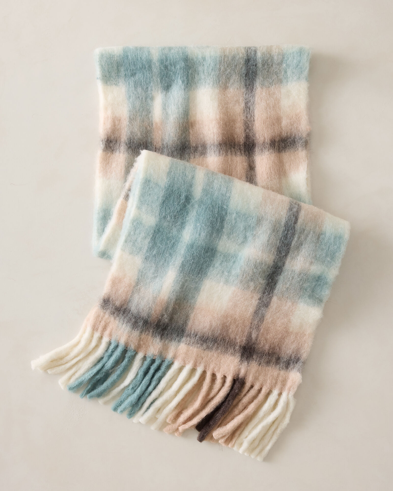 Oversized Plaid Scarf