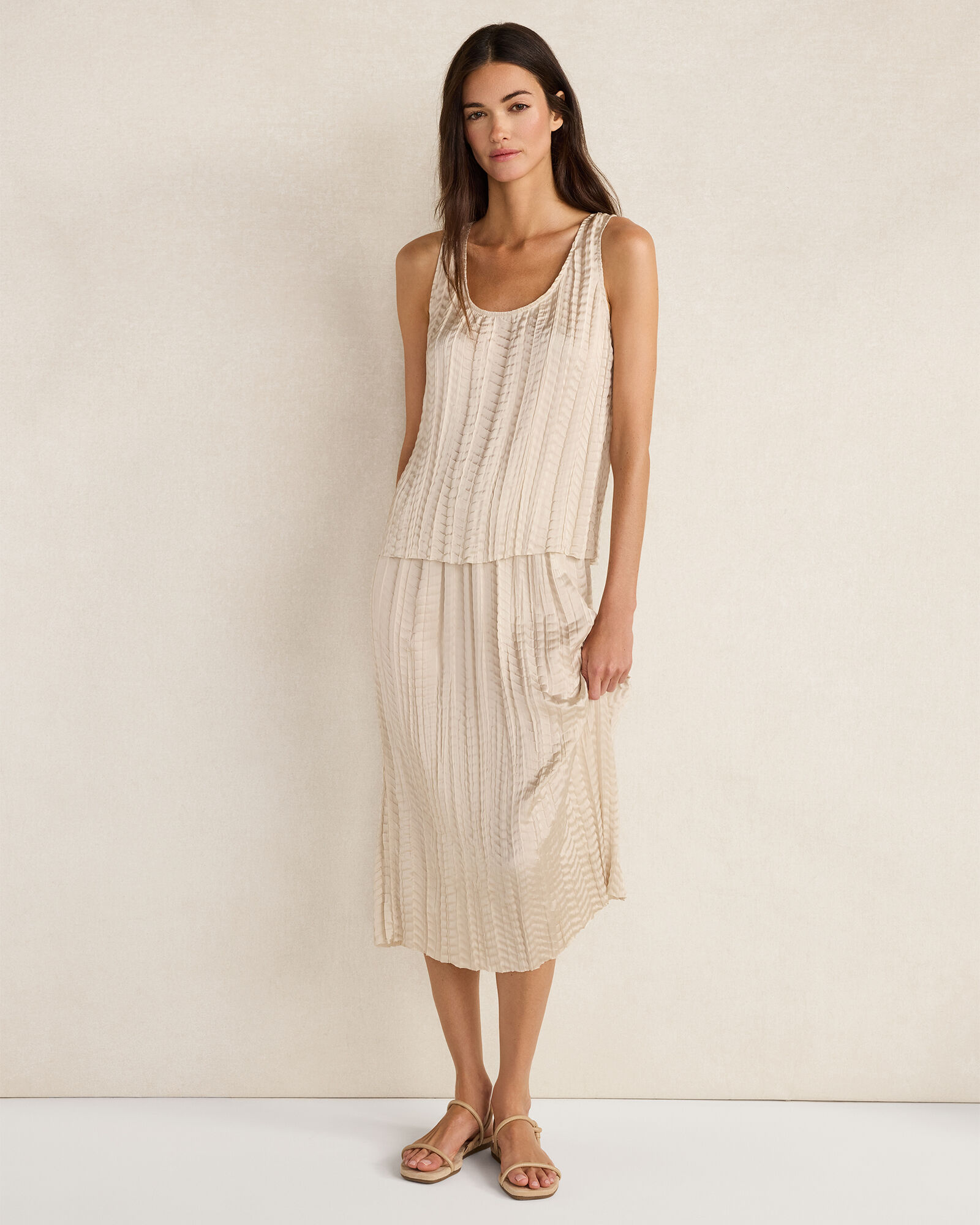 Radiant Pleated Skirt