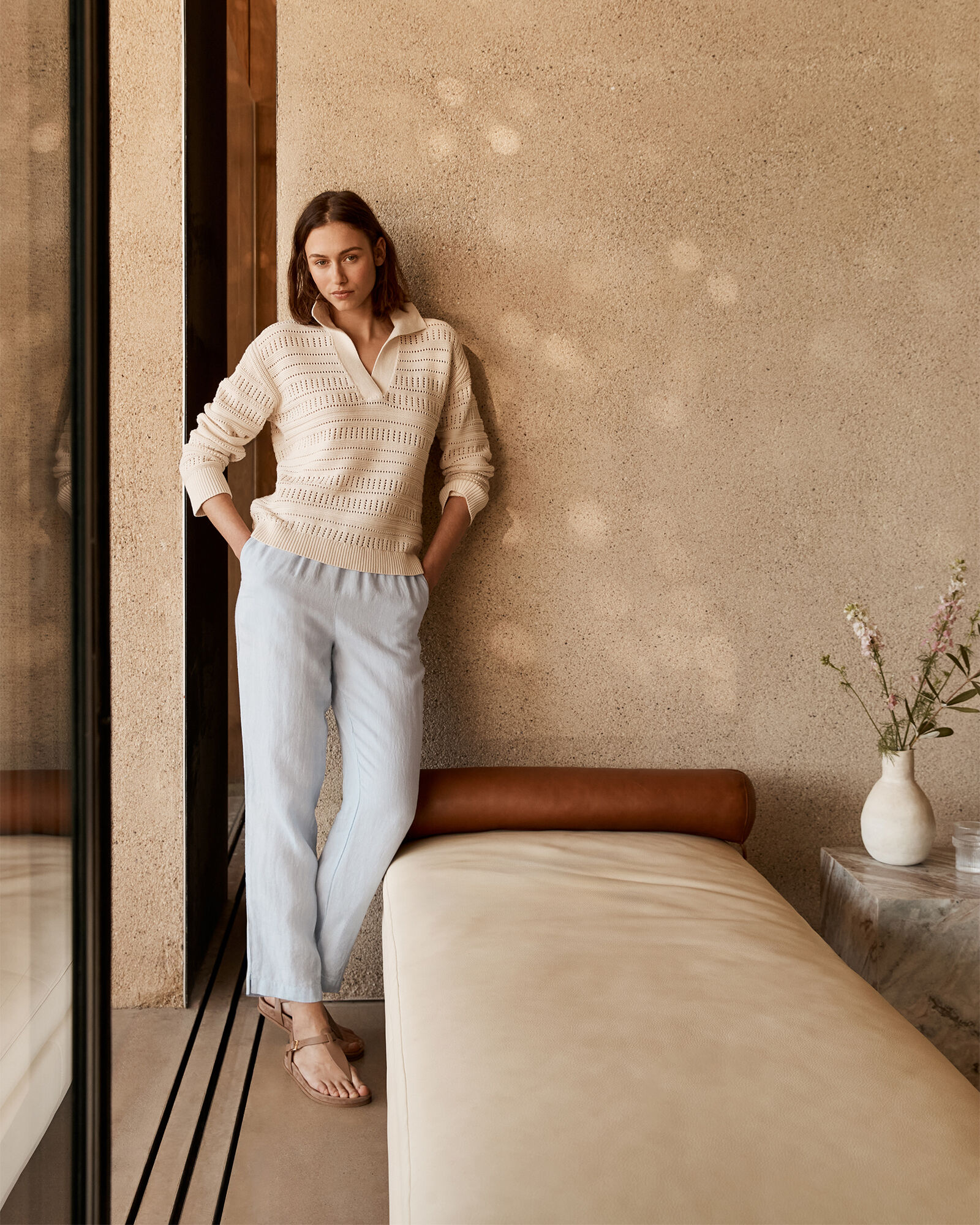Linen Tapered Pants | Haven Well Within