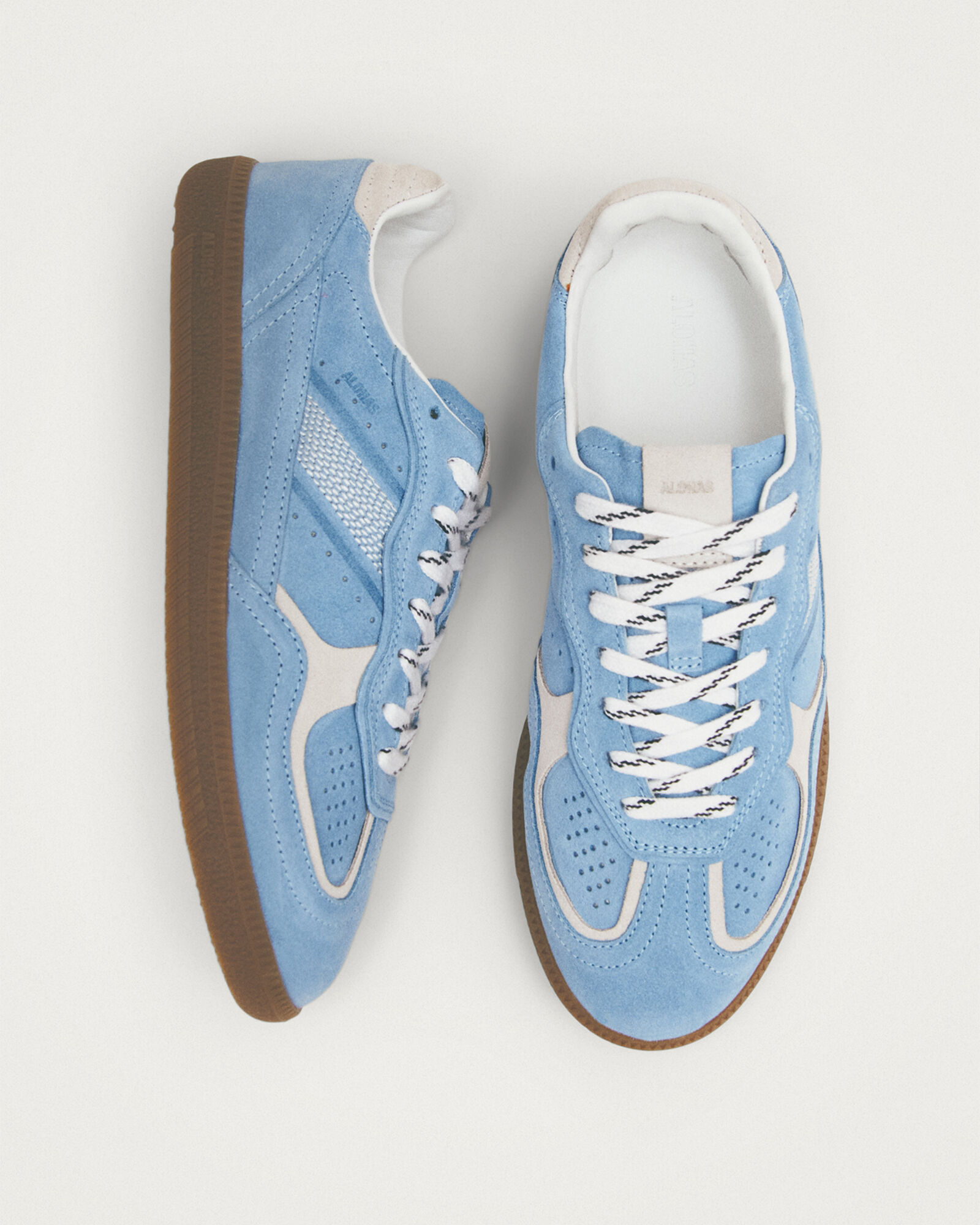 Alohas Tb.490 Rife Cornflower Blue Cream Leather Sneakers | Haven