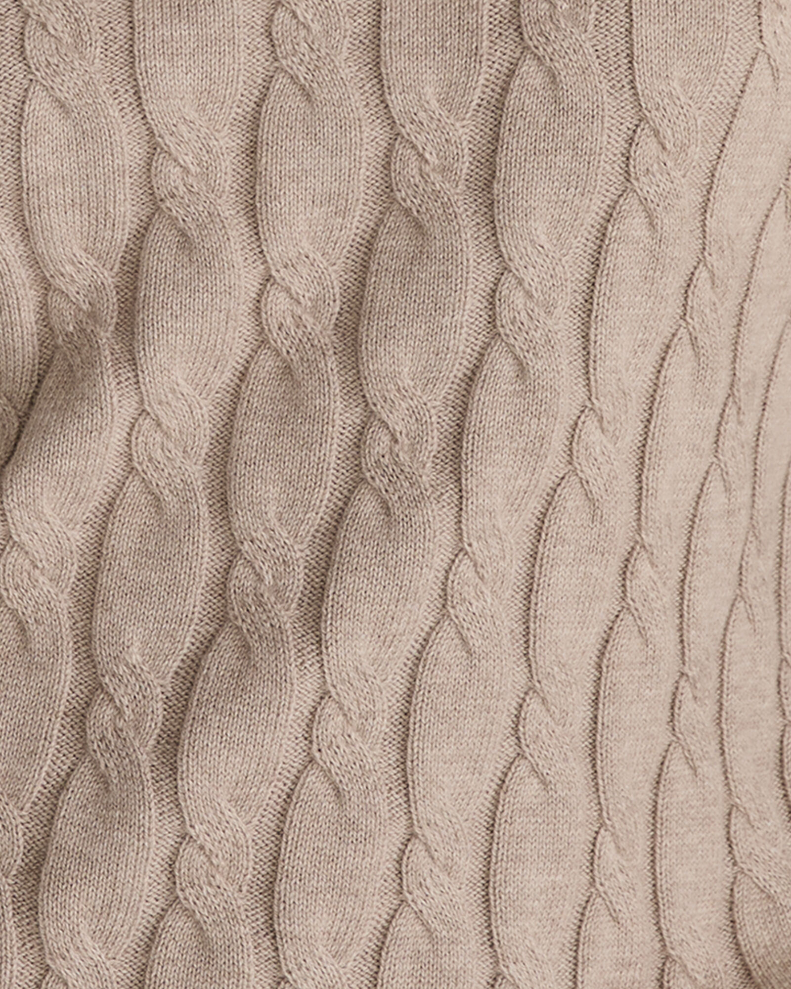 Cotton Cashmere Cable Knit Wide Leg Pants