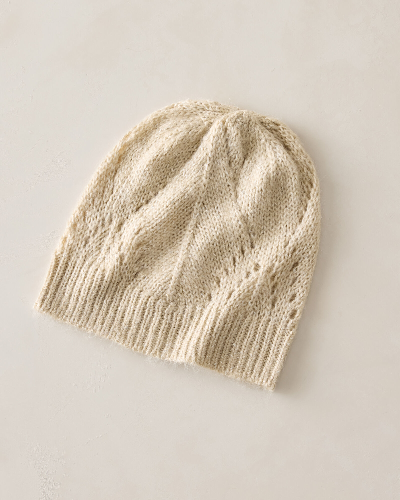 Sequin Pointelle Beanie