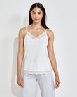 Organic Cotton Jersey Lace Cami
