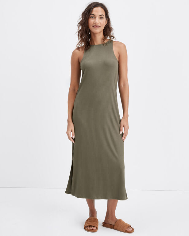 Modal Ribbed Lounge Dress