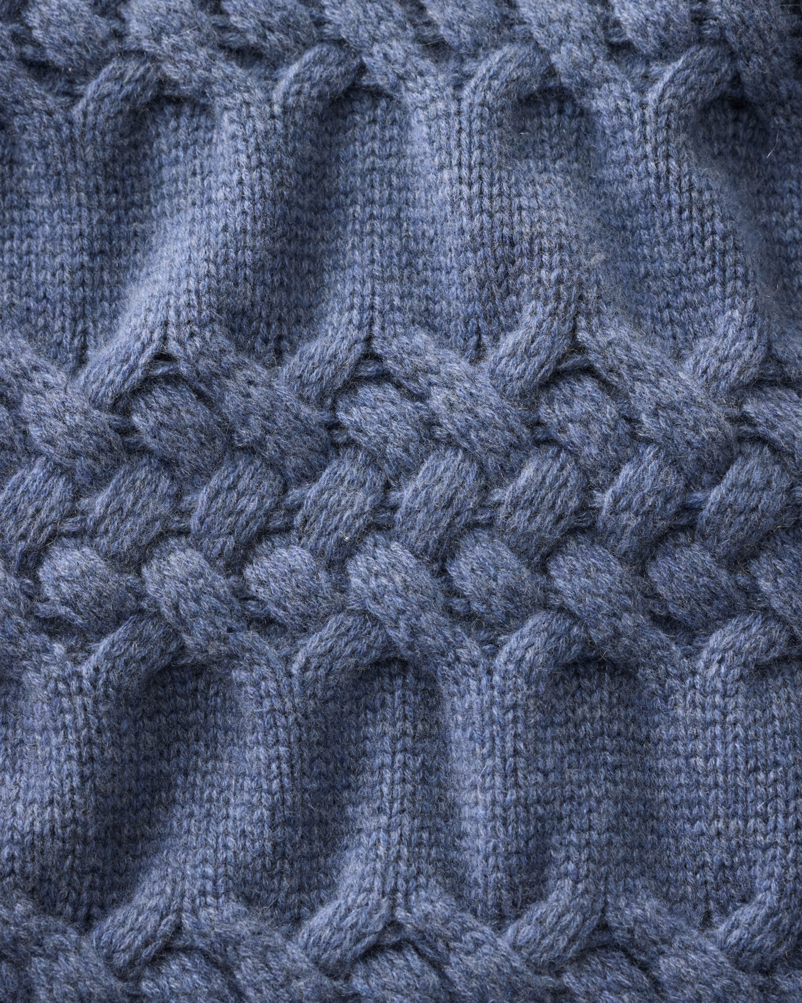 Cashmere Basketweave Turtleneck Sweater | Haven Well Within