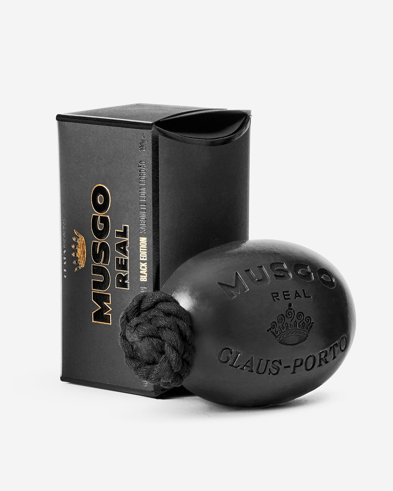Claus Porto Musgo Real Soap on a Rope Black Edition