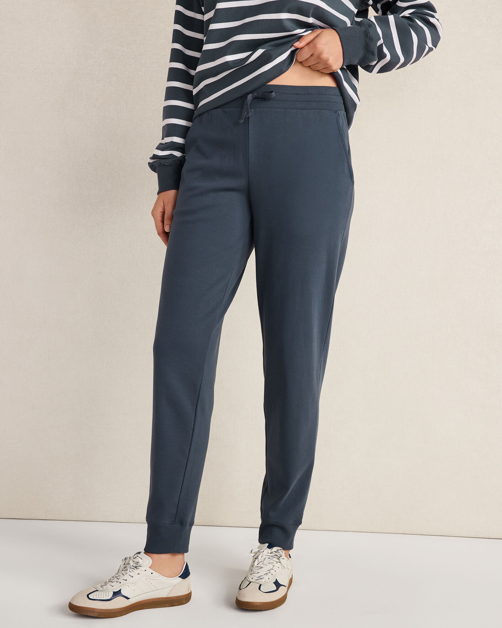Organic Cotton Interlock Joggers
