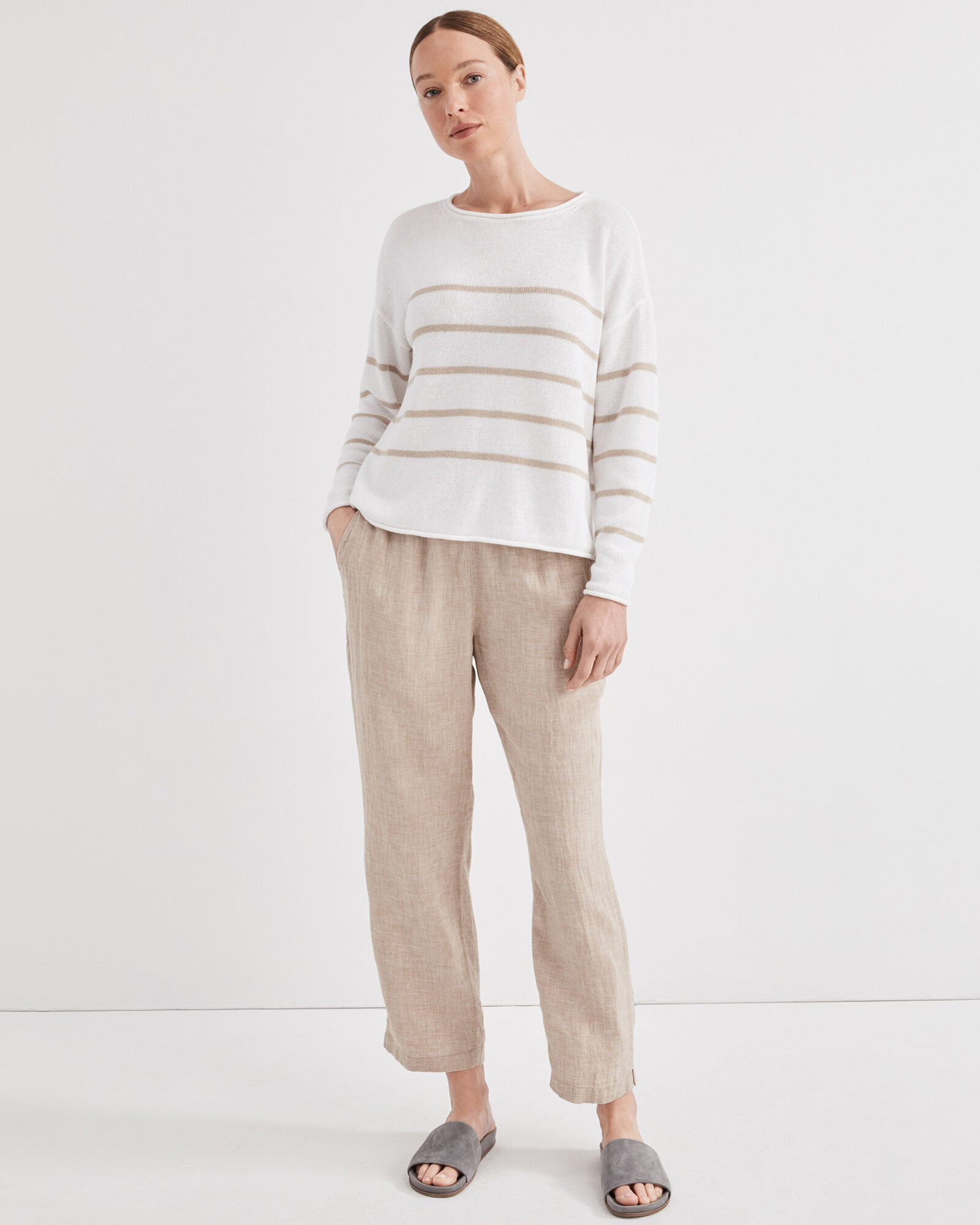 Talbots outlet linen sweater