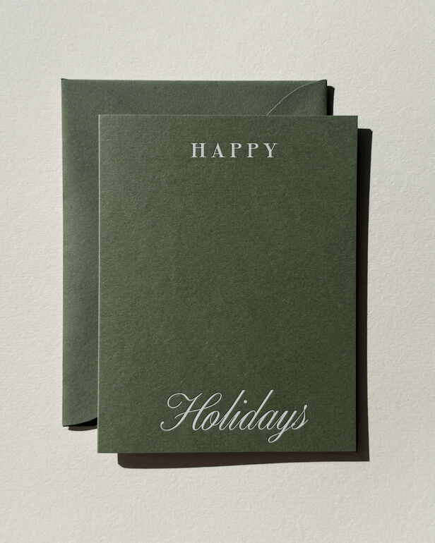 Jaymes Paper Happy Holidays Card