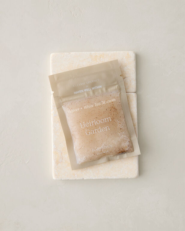 Cleanse Gourmet x Haven Well Within Scrub Pouch