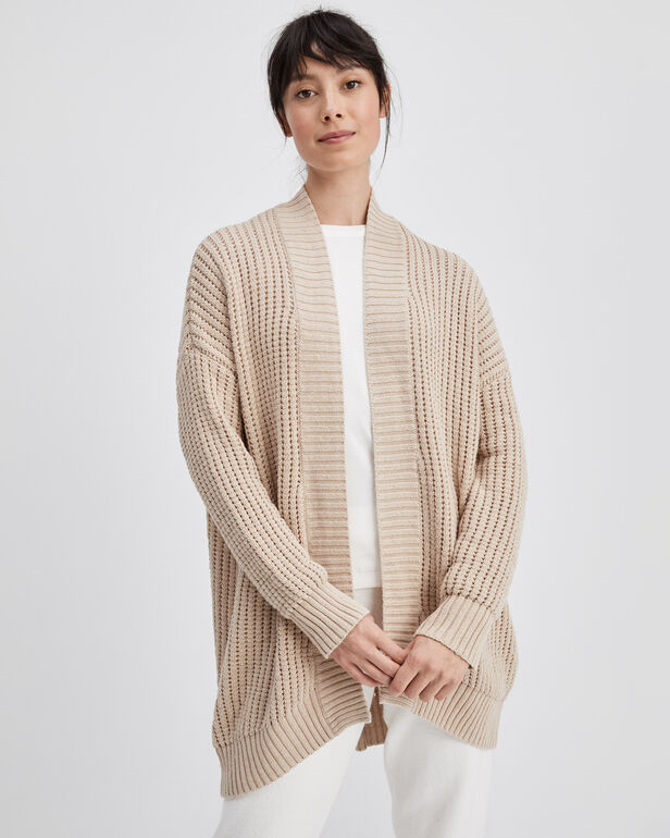 Organic Cotton Cocoon Cardigan