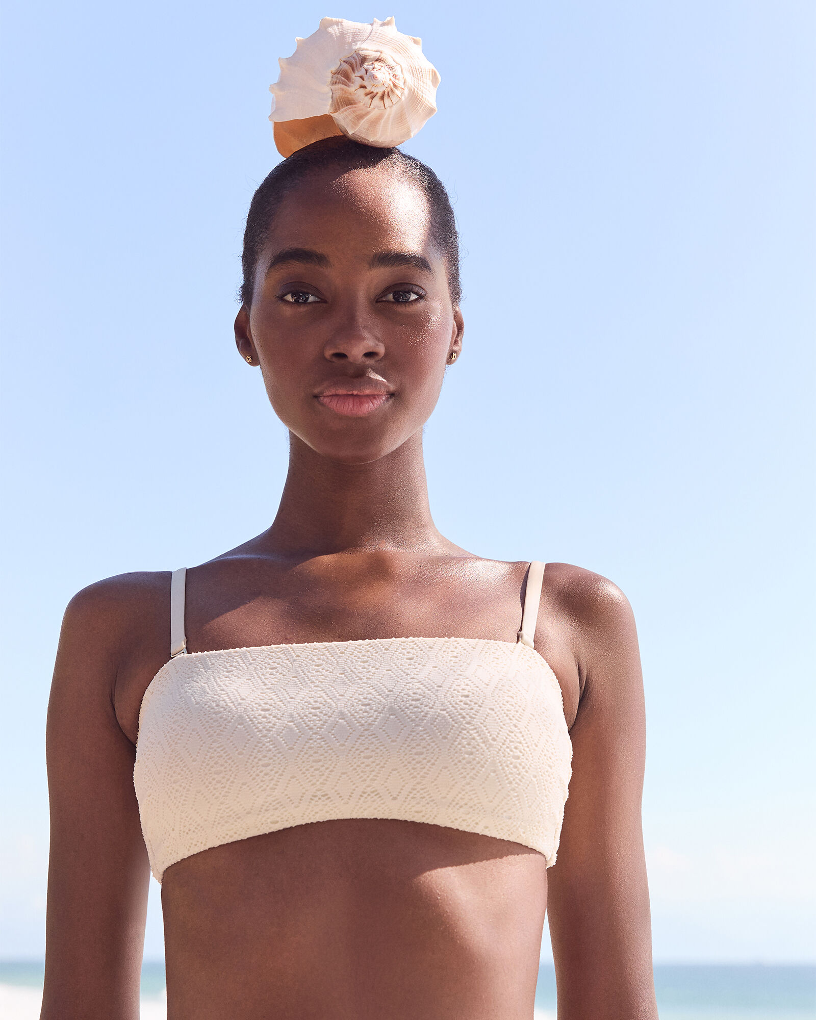Diamond Crochet Bandeau Top