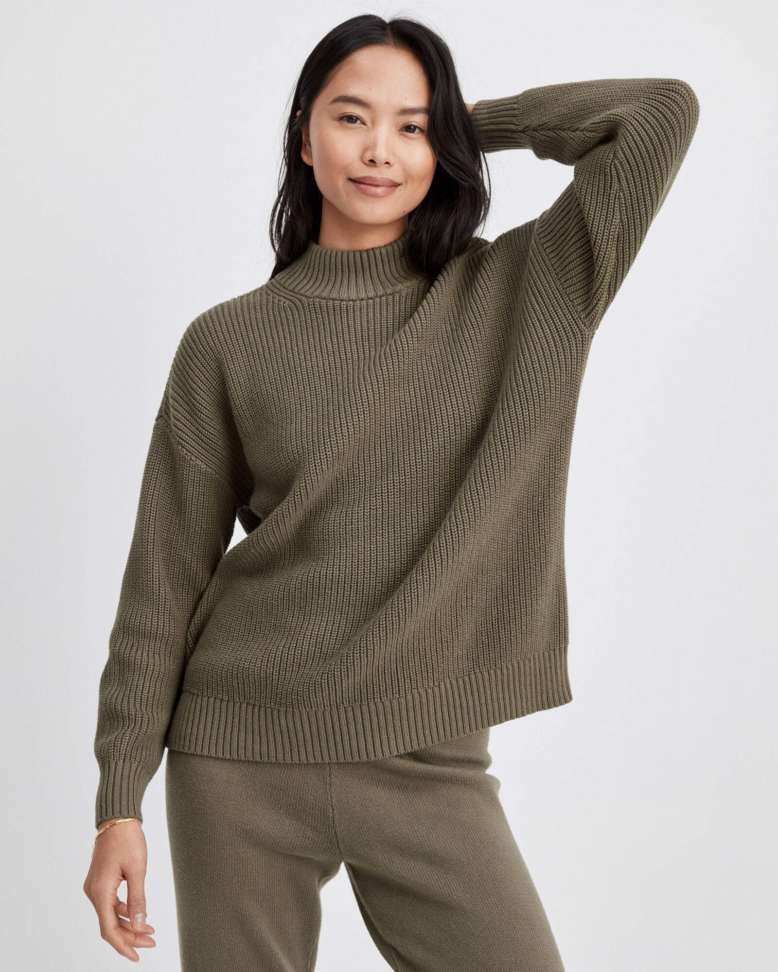 Organic Cotton Mock Neck Sweater | Haven Well Within Organic Cotton Mock Neck Sweater | Haven Well Within