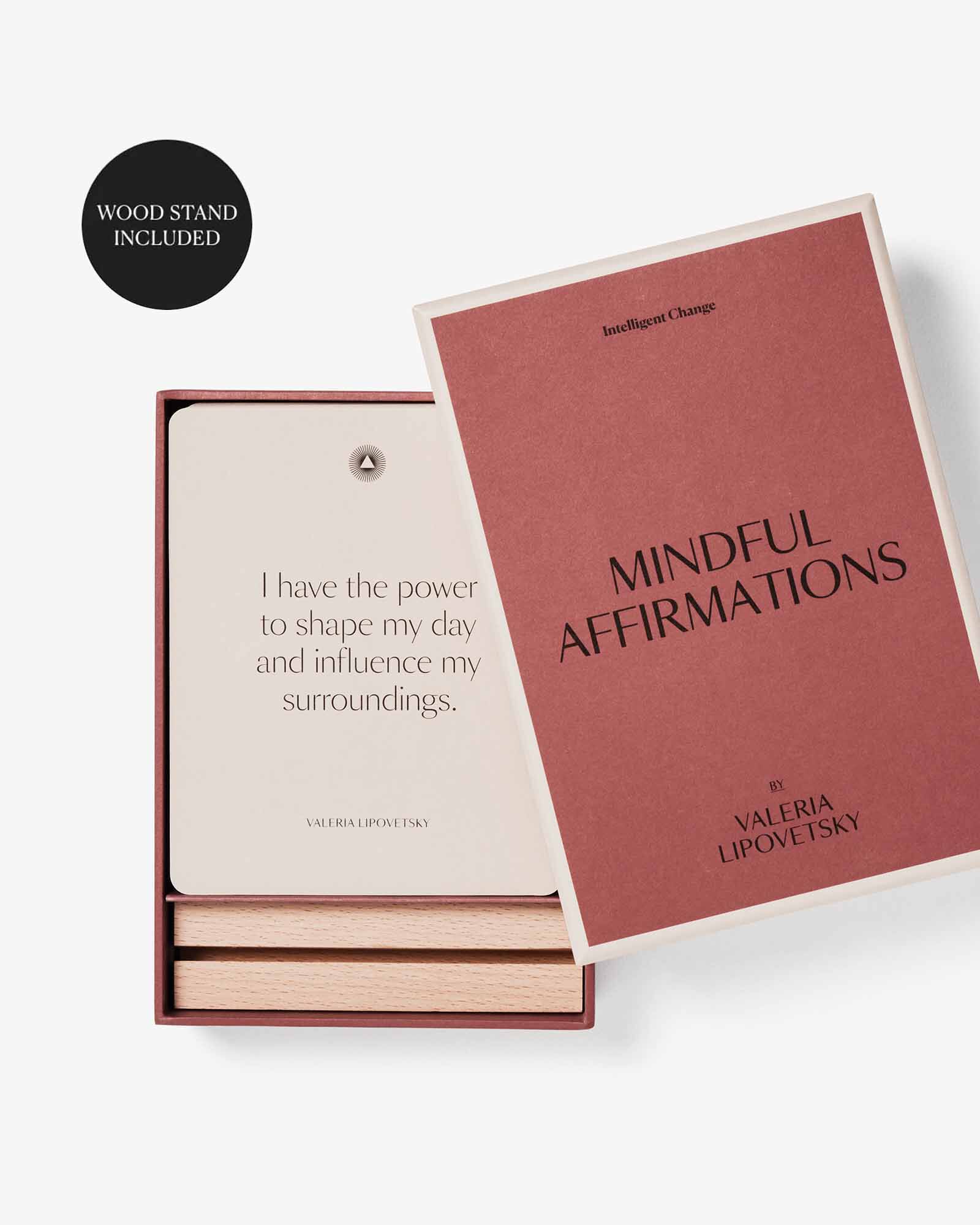 Intelligent Change Mindful Affirmations for Women Cards by Valeria Lipovetsky