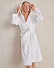 Organic Cotton Ribbed Terry Hooded Robe