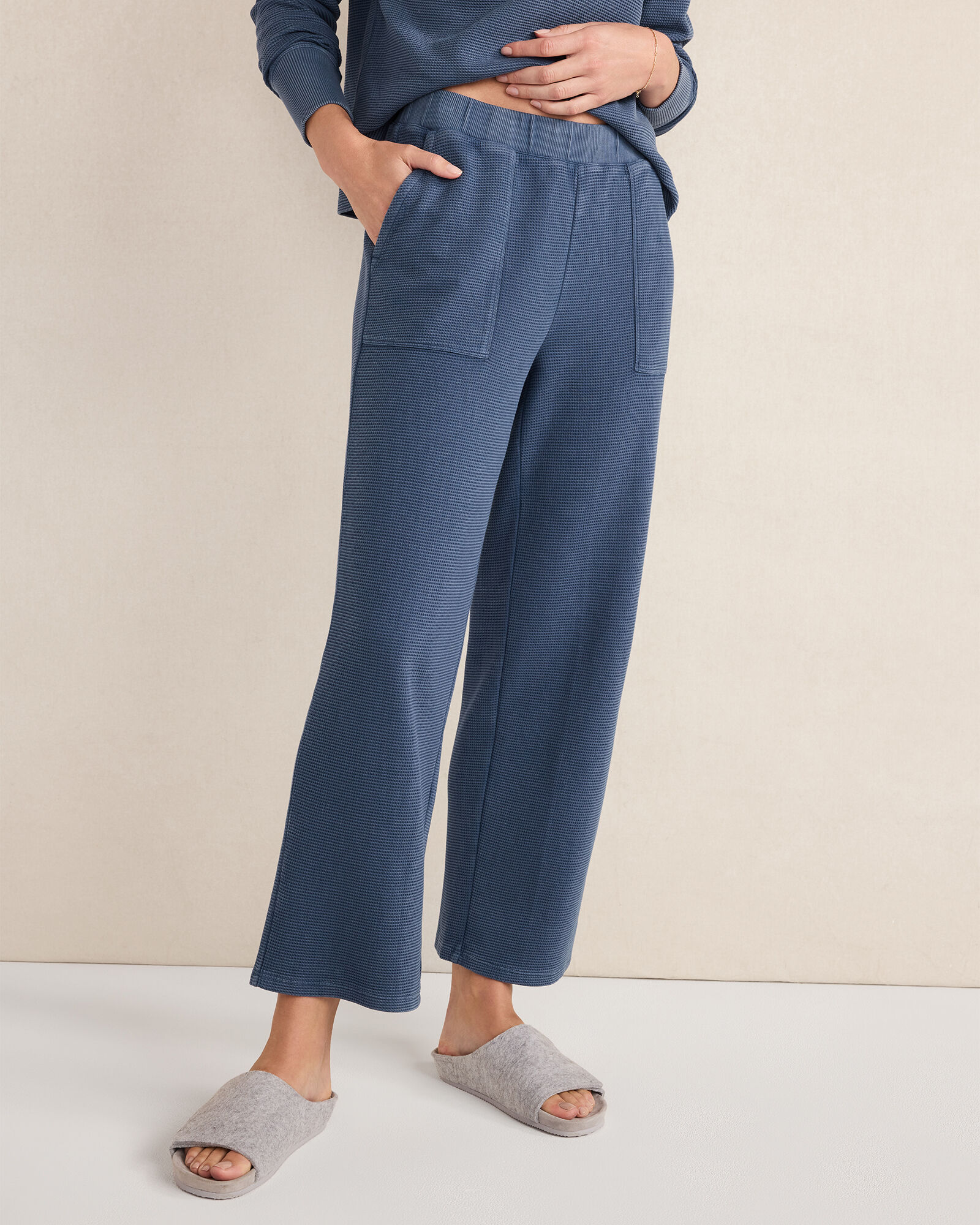 Resti Organic Cotton Waffle Pants