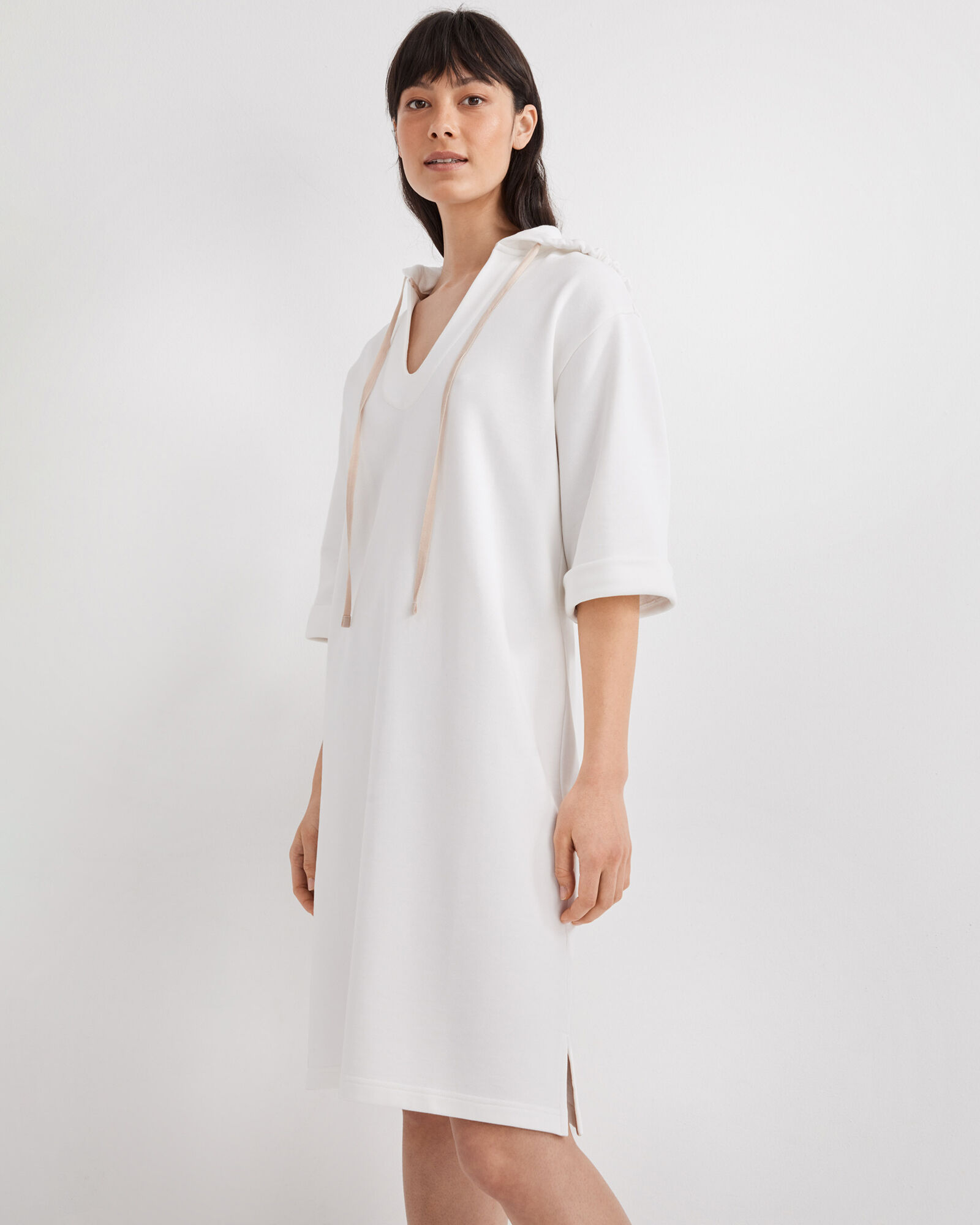 Organic Cotton French Terry Hooded Dress