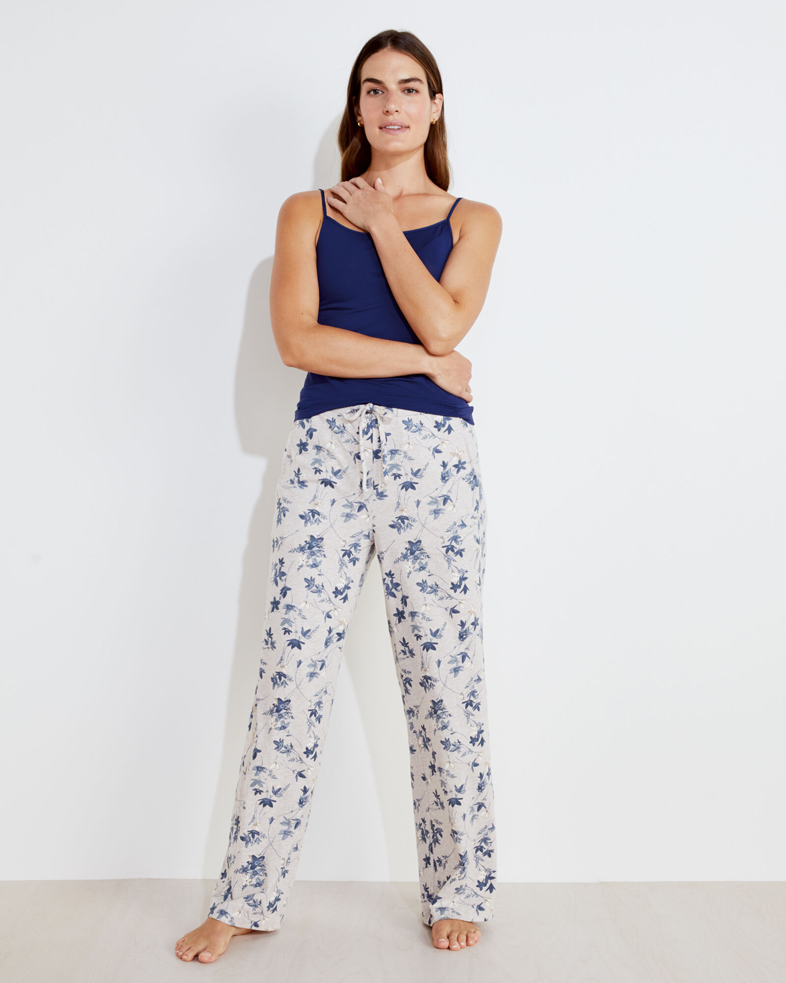 Floral pj pants best sale