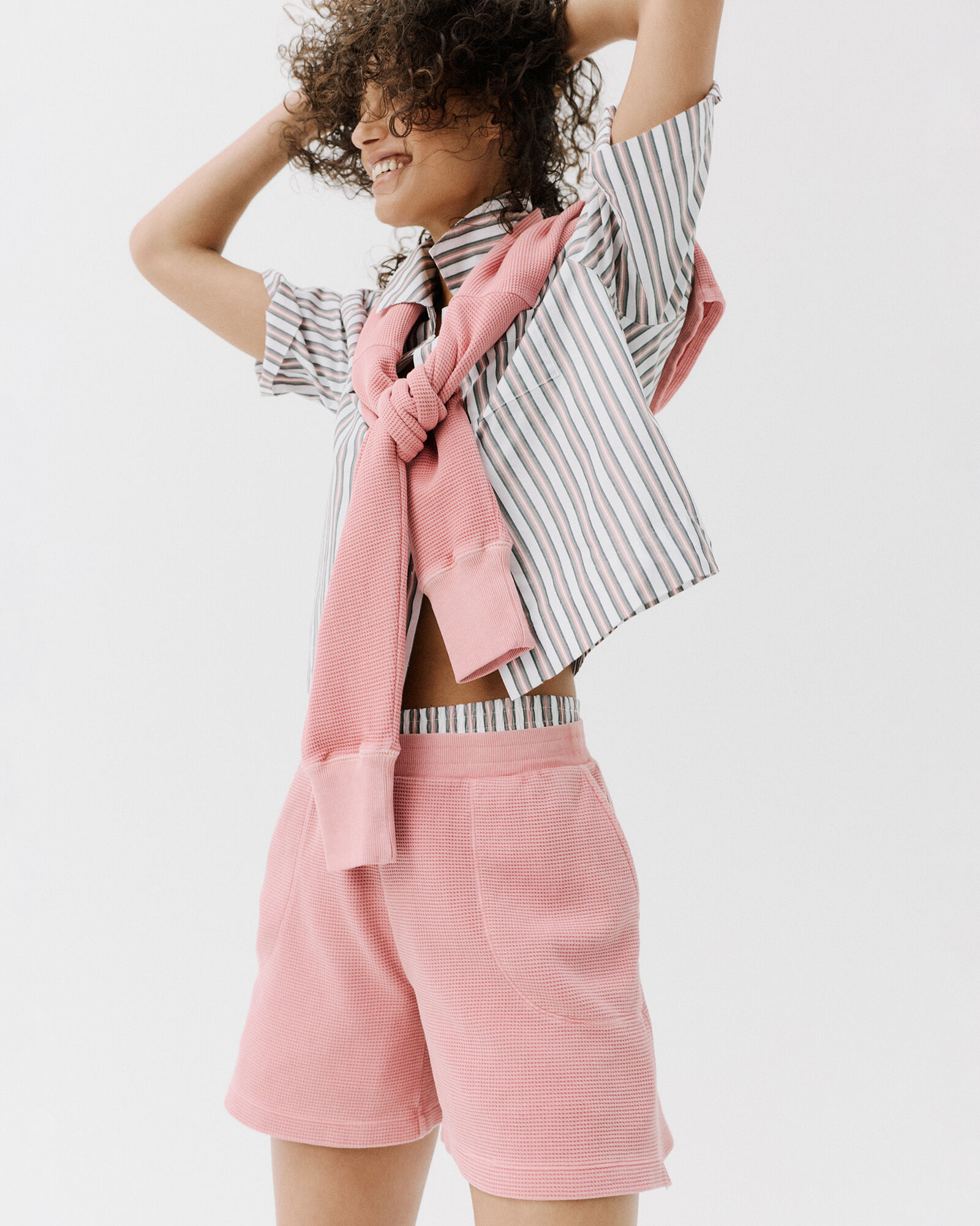Resti Organic Cotton Poplin Statement Stripe Top