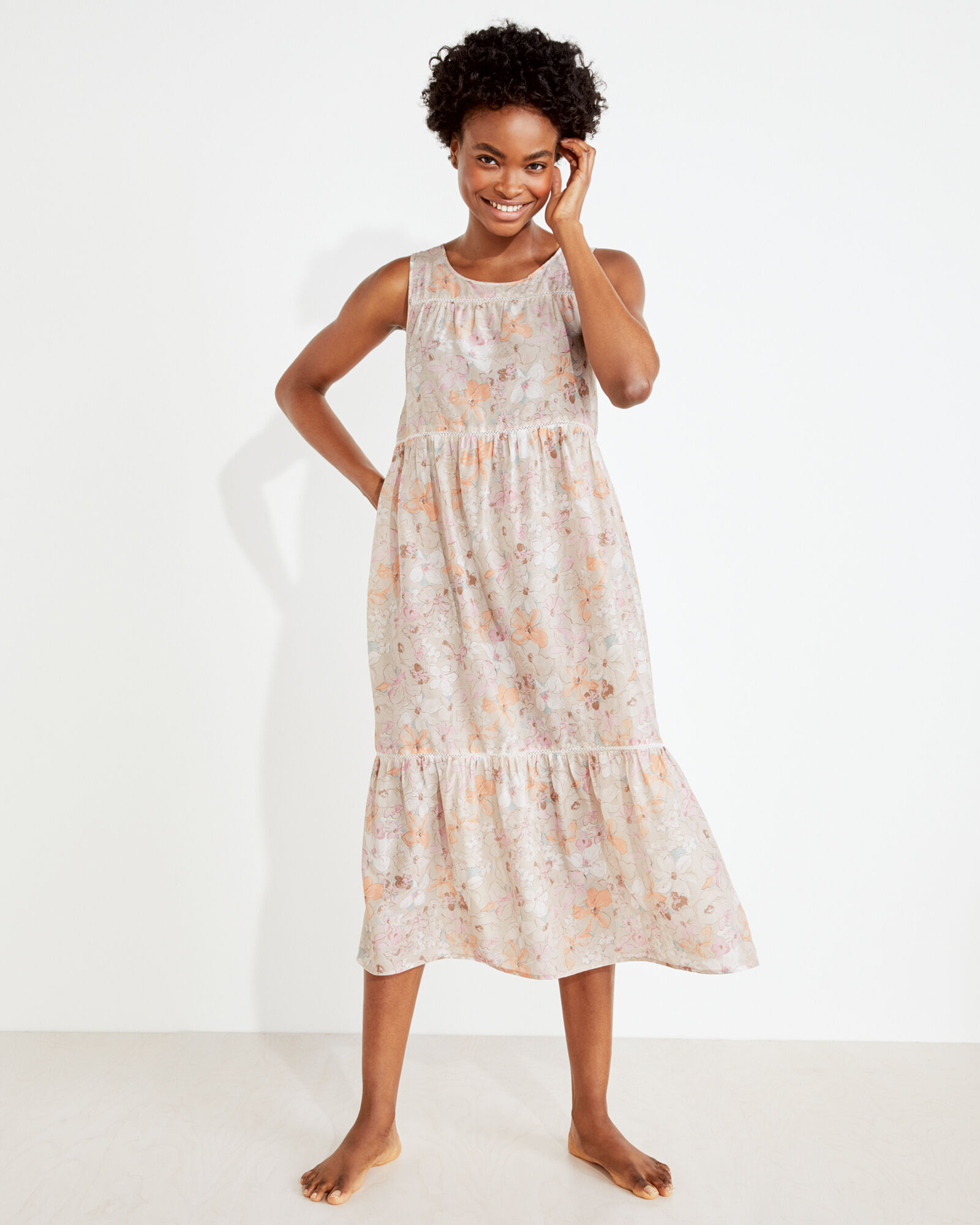 Watercolor best sale floral dress