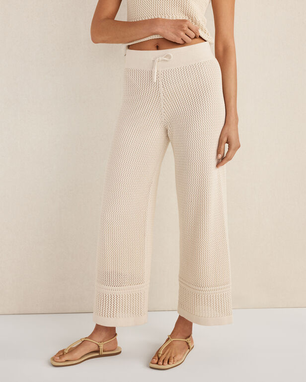Organic Cotton Mixed Stitch Pants