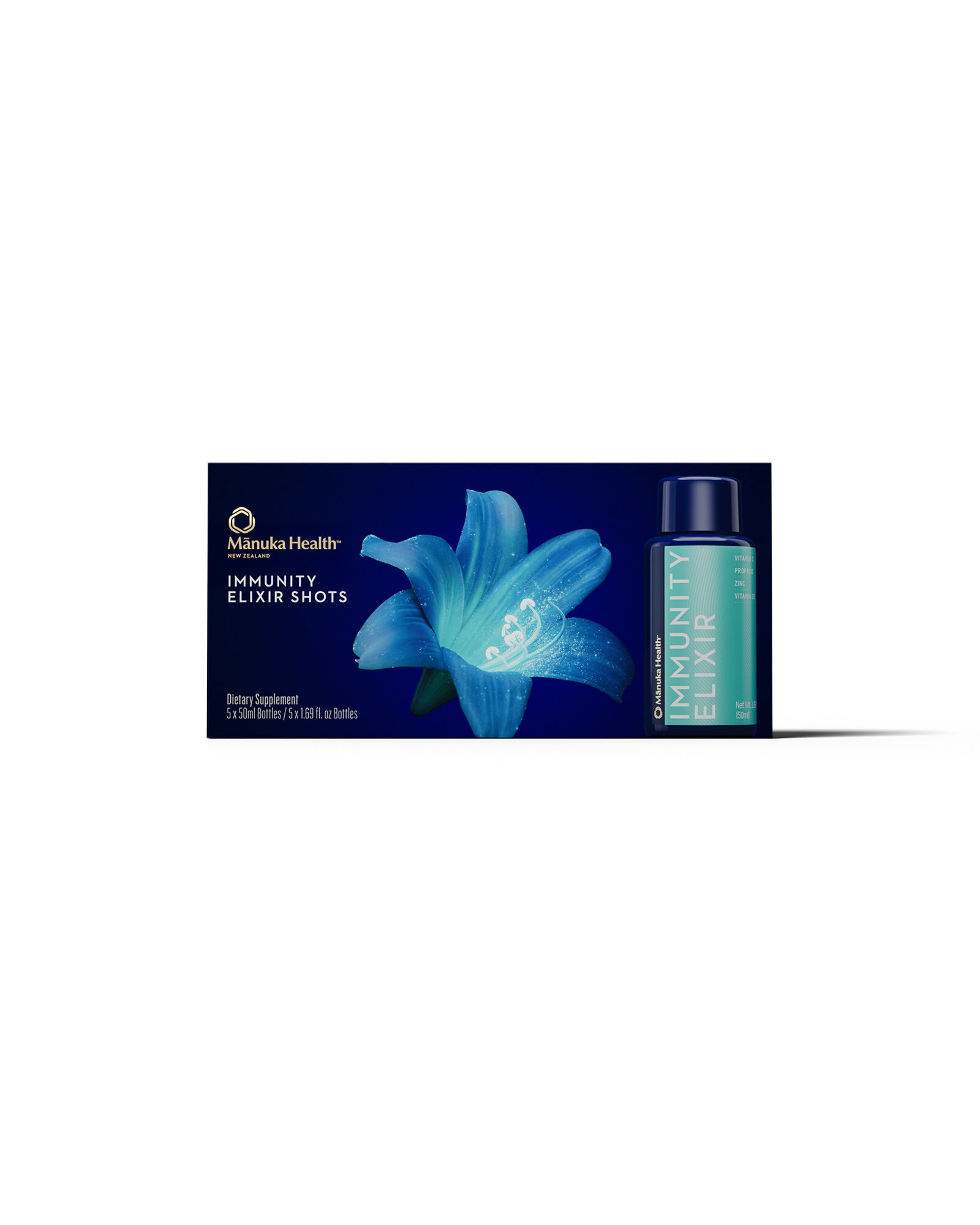 Mānuka Health&trade; Propolis Immunity Elixir Shots