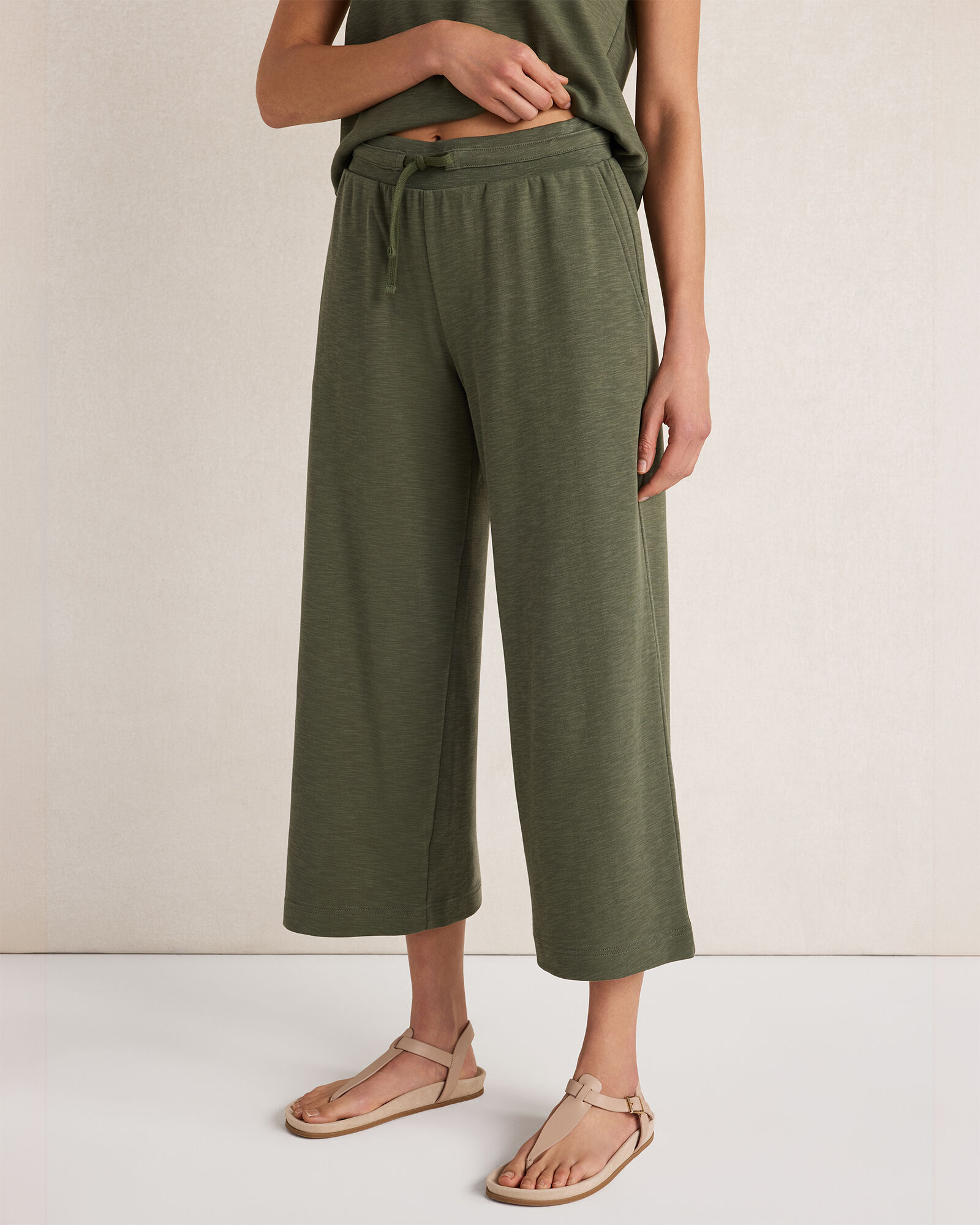 Organic Cotton Slub Interlock Pants
