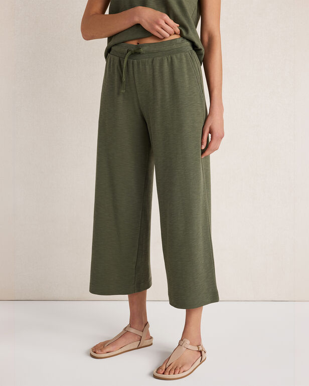 Organic Cotton Slub Interlock Pants
