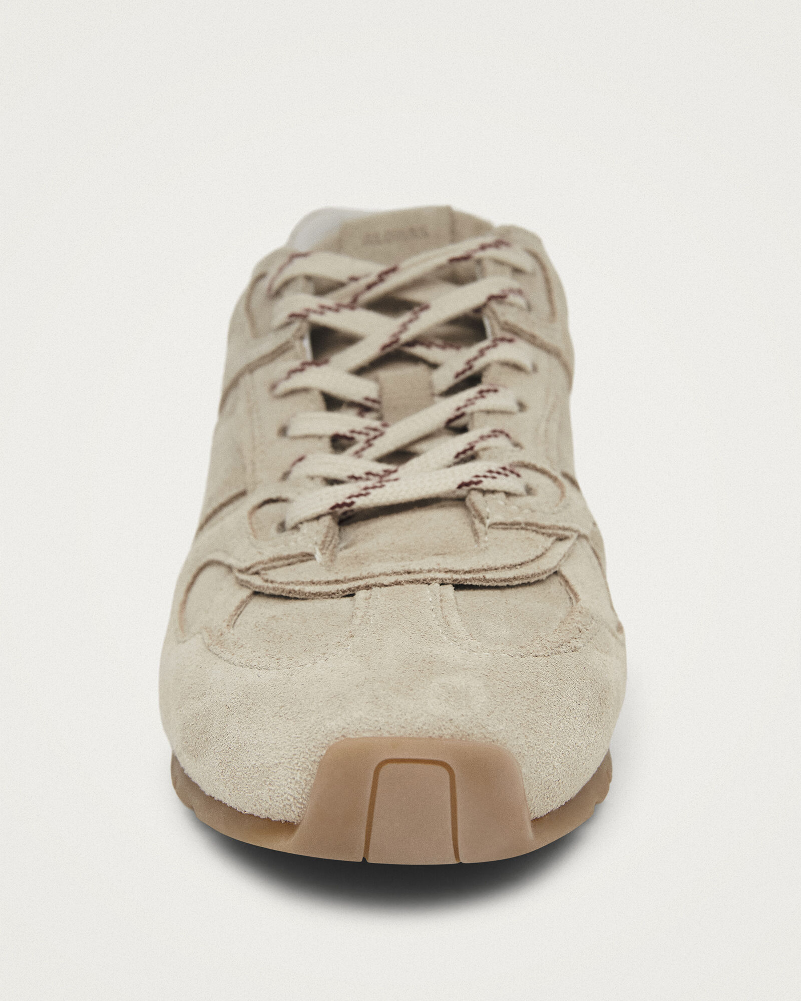 ALOHAS TB.56 Suede Cream Leather Sneakers