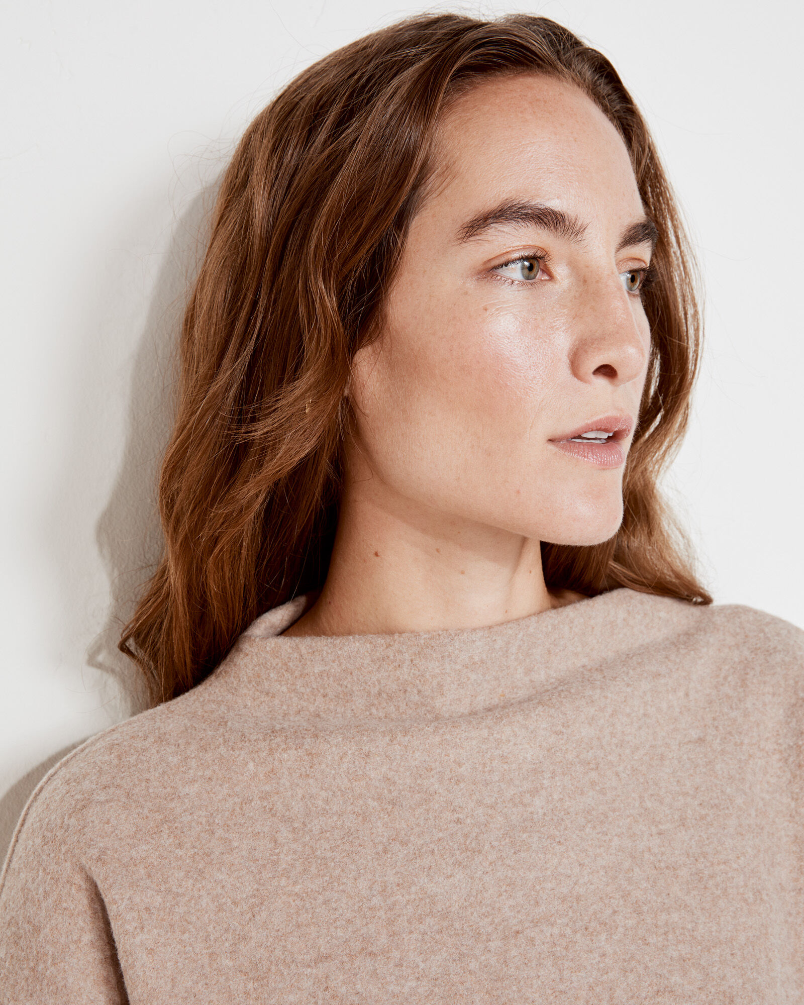 Funnel neck fleece 2025 pullover