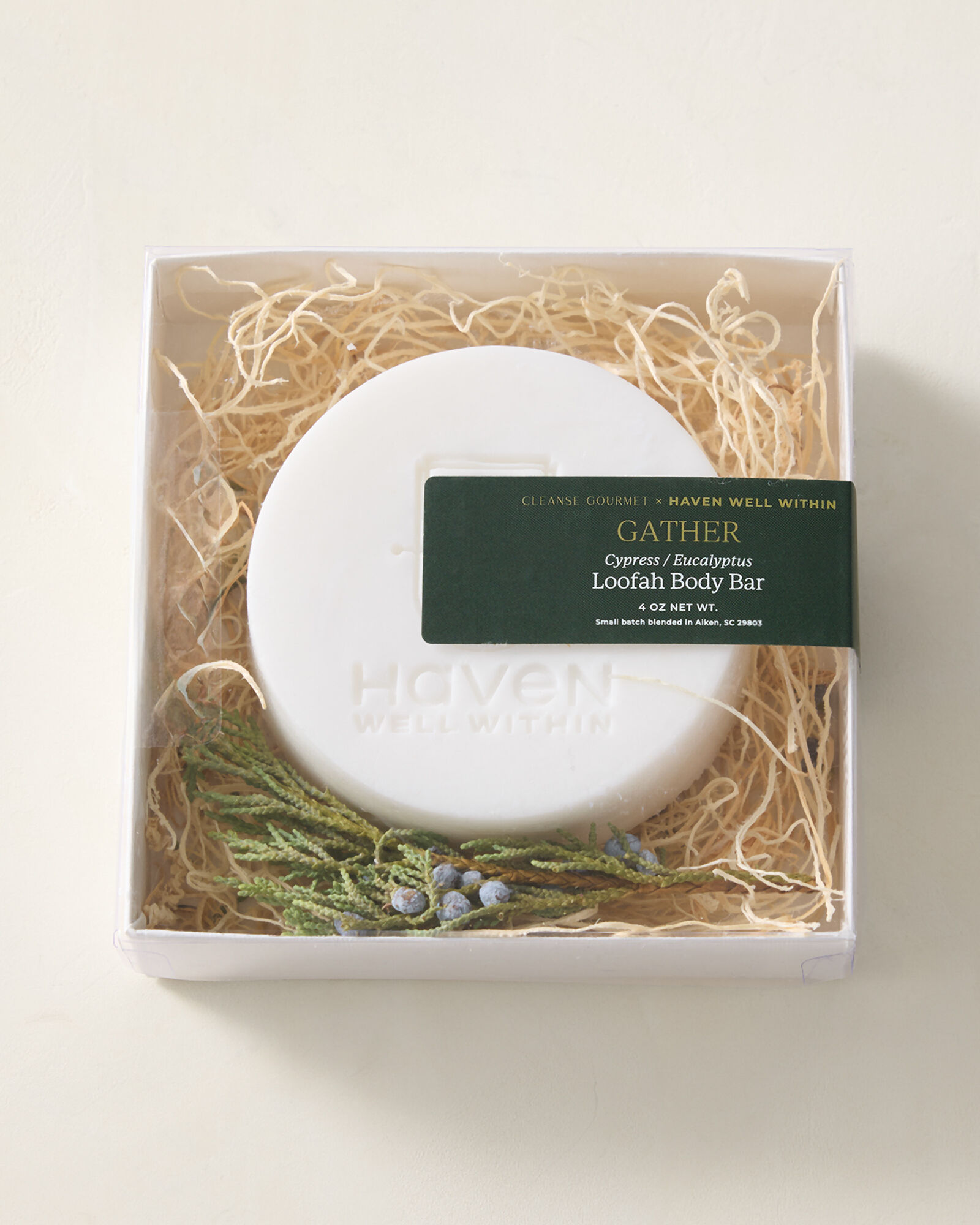 Cleanse Gourmet x Haven Well Within Gather Loofah Bar