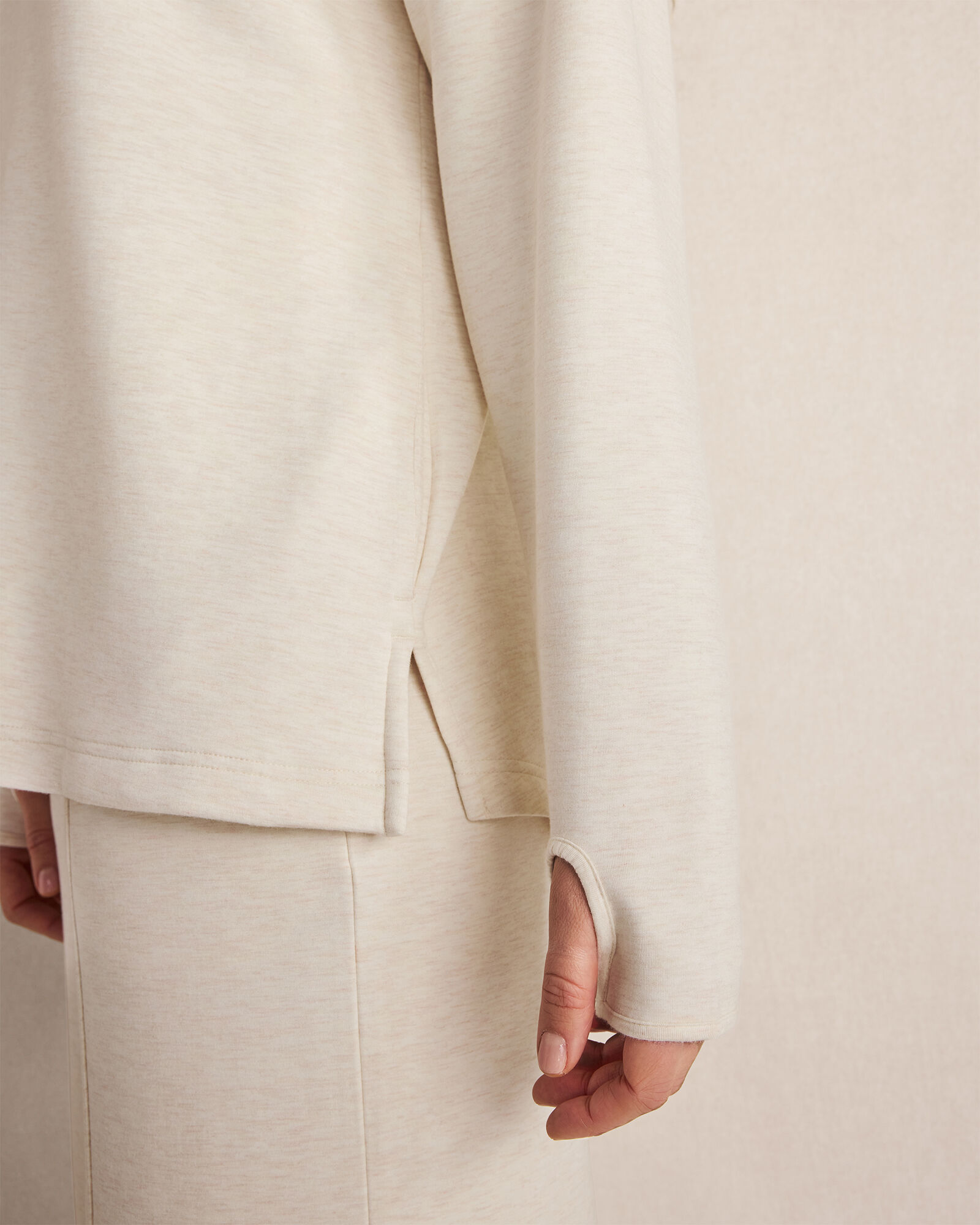 Soft Knit Half-Zip Hoodie