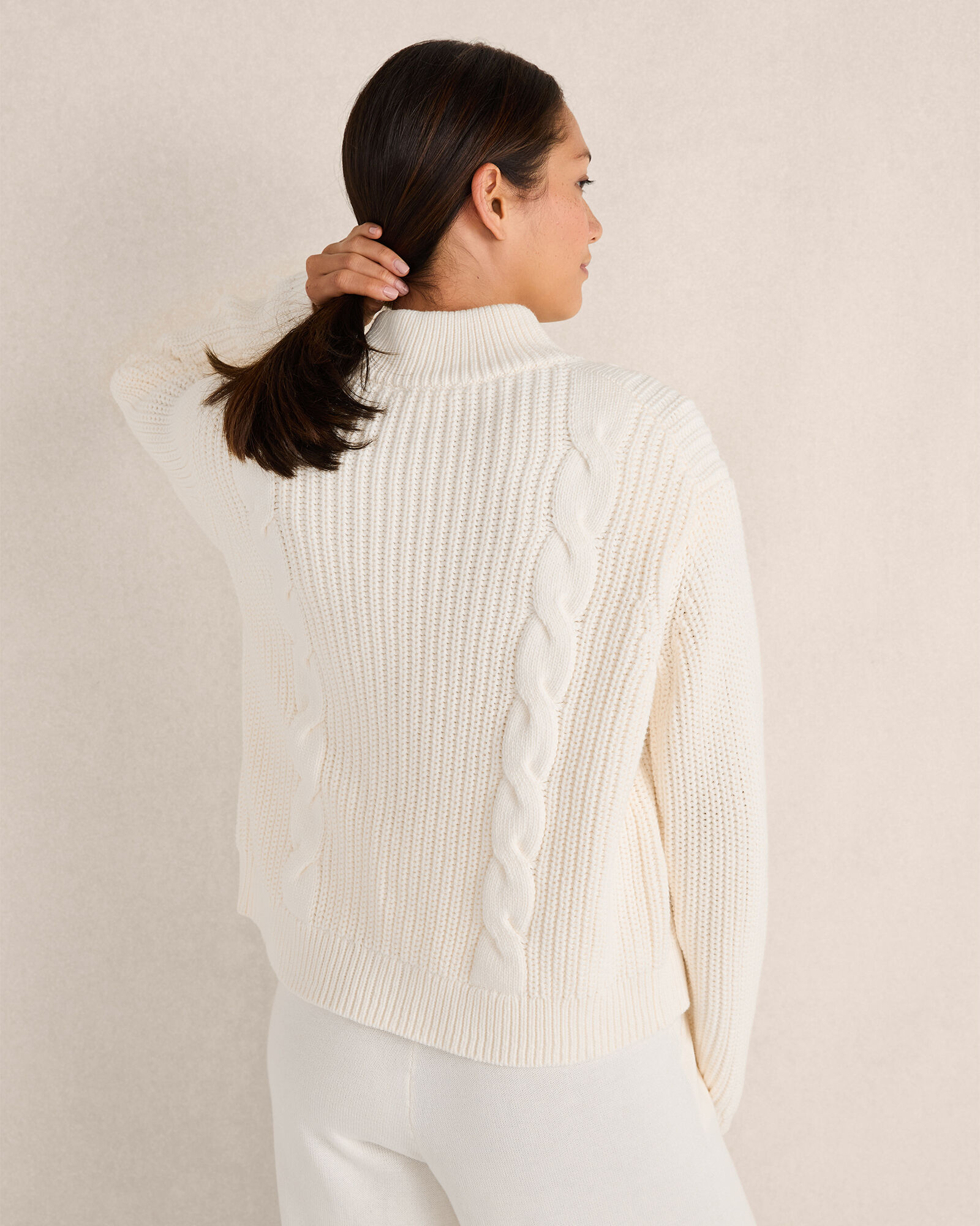 トップス HIGH TWIST WOOL KNIT CARDIGAN size5 Twist Pattern Two Way Zipper Knit Cardigan CD20 - Korean