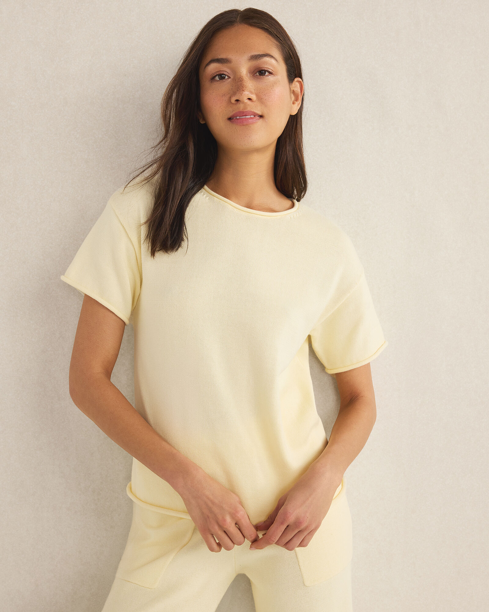 Organic Cotton Knit Tee